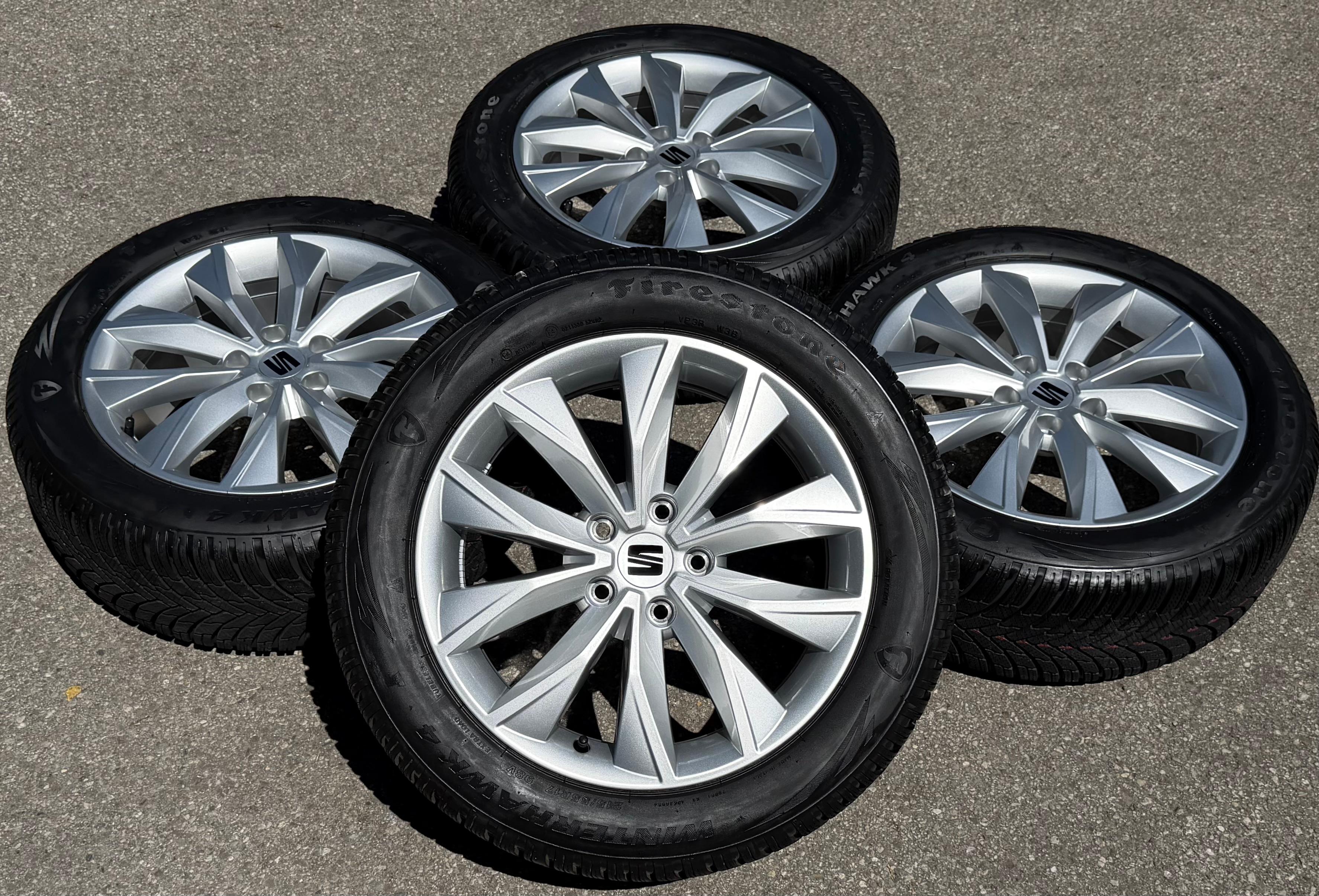 ORIGINAL 17" ALU WINTERRÄDER SEAT ATECA CUPRA 575601025M 215/55R17 98V 2025 NEU