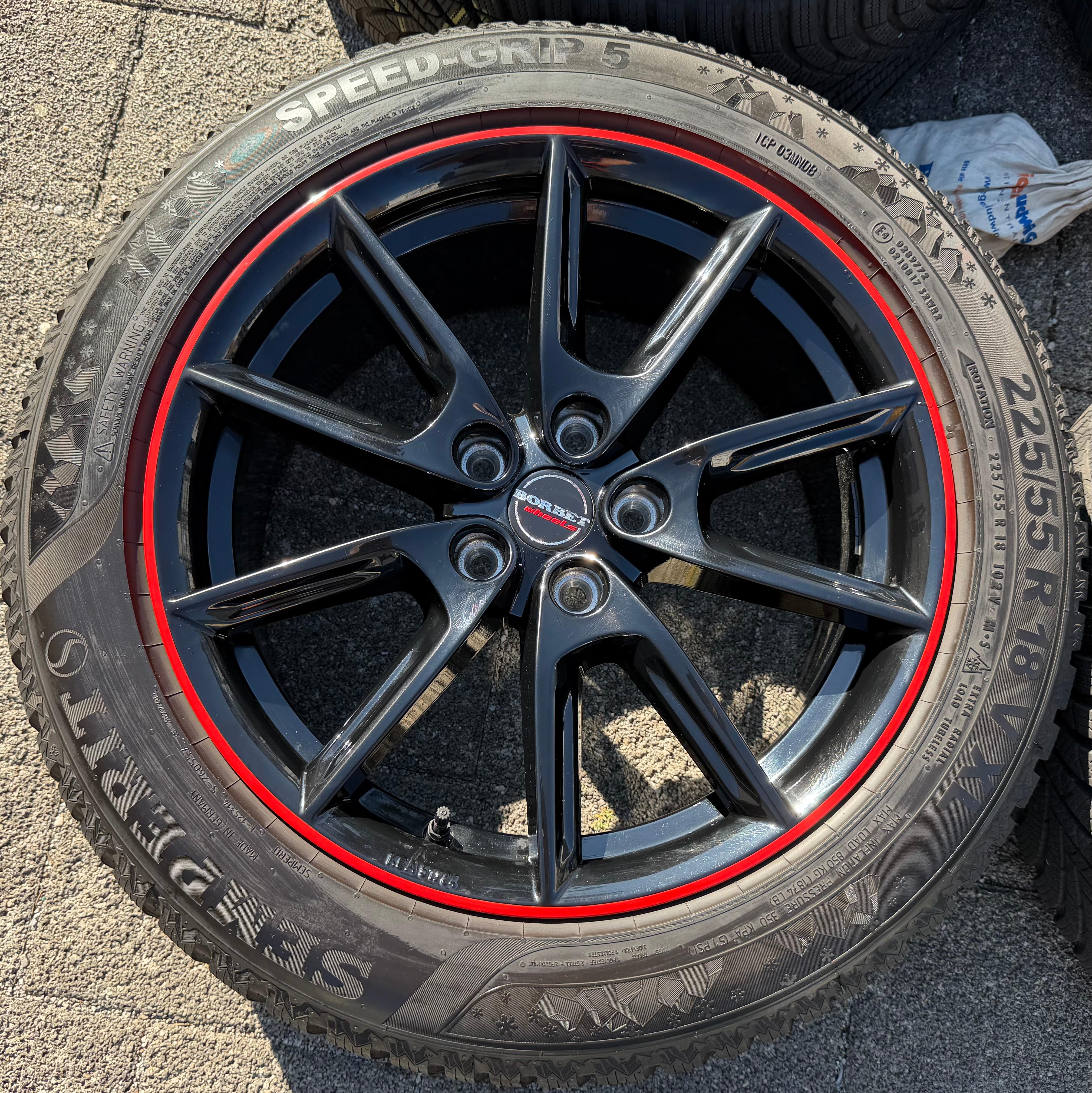 4 Alu 18" Winterräder Mercedes EQB X243 GLA F2A H247 GLB F2B 225/55R18 102V RDKS
