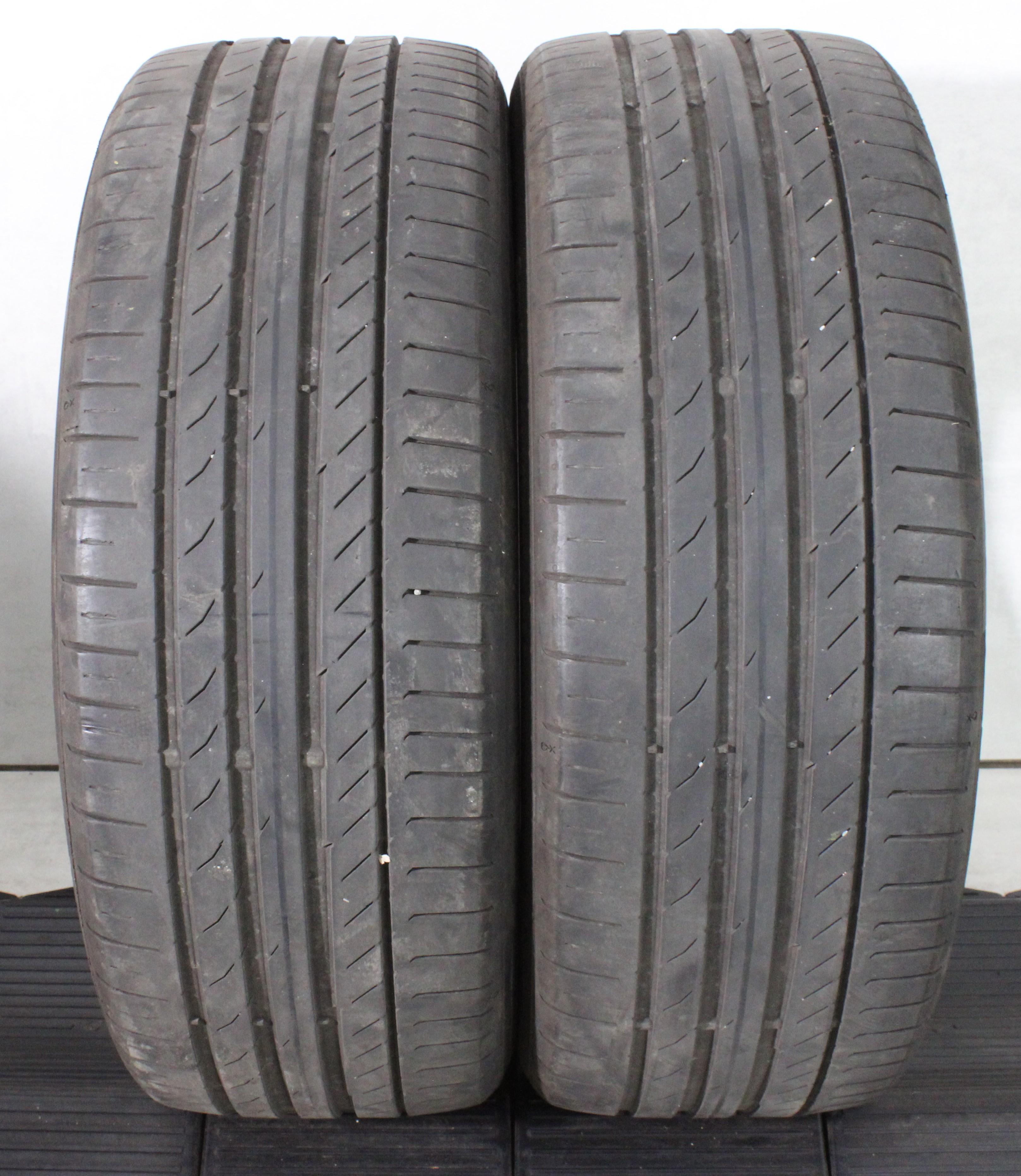 2 x 225/45R19 92W Sommerreifen Continental Sport Contact 5 4-4,5mm 2018