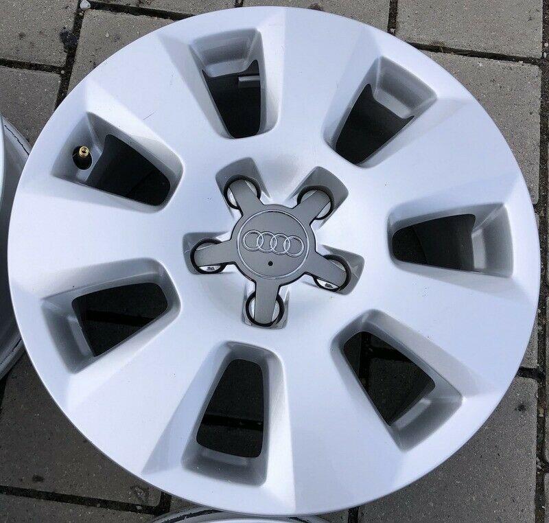 4 RUOTE ORIGINALI IN ALLUMINIO DA 16 POLLICI AUDI A6 4G 4G0601025 7,5x16 ET37