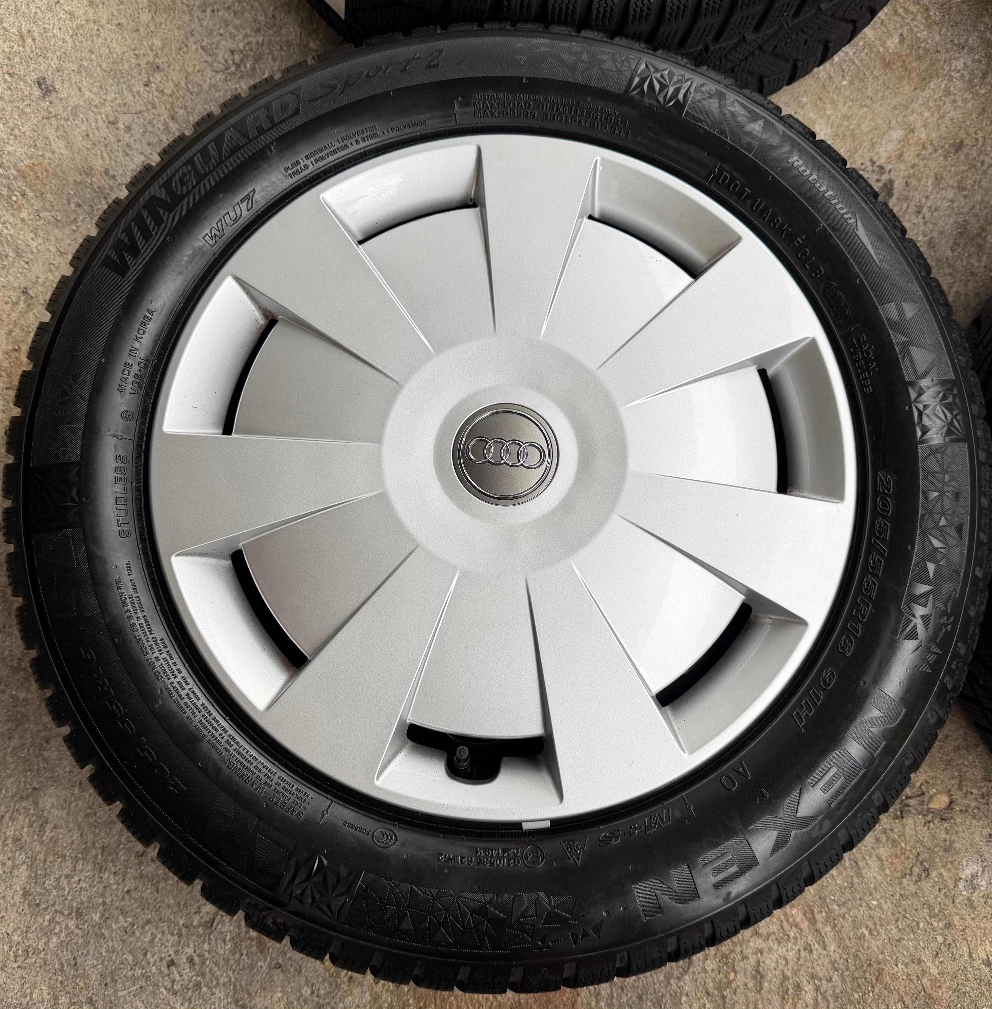 4 Winterräder Audi A3 8V Sportback Cabrio  205/55R16 91H Nexen 8V0601027A 2022