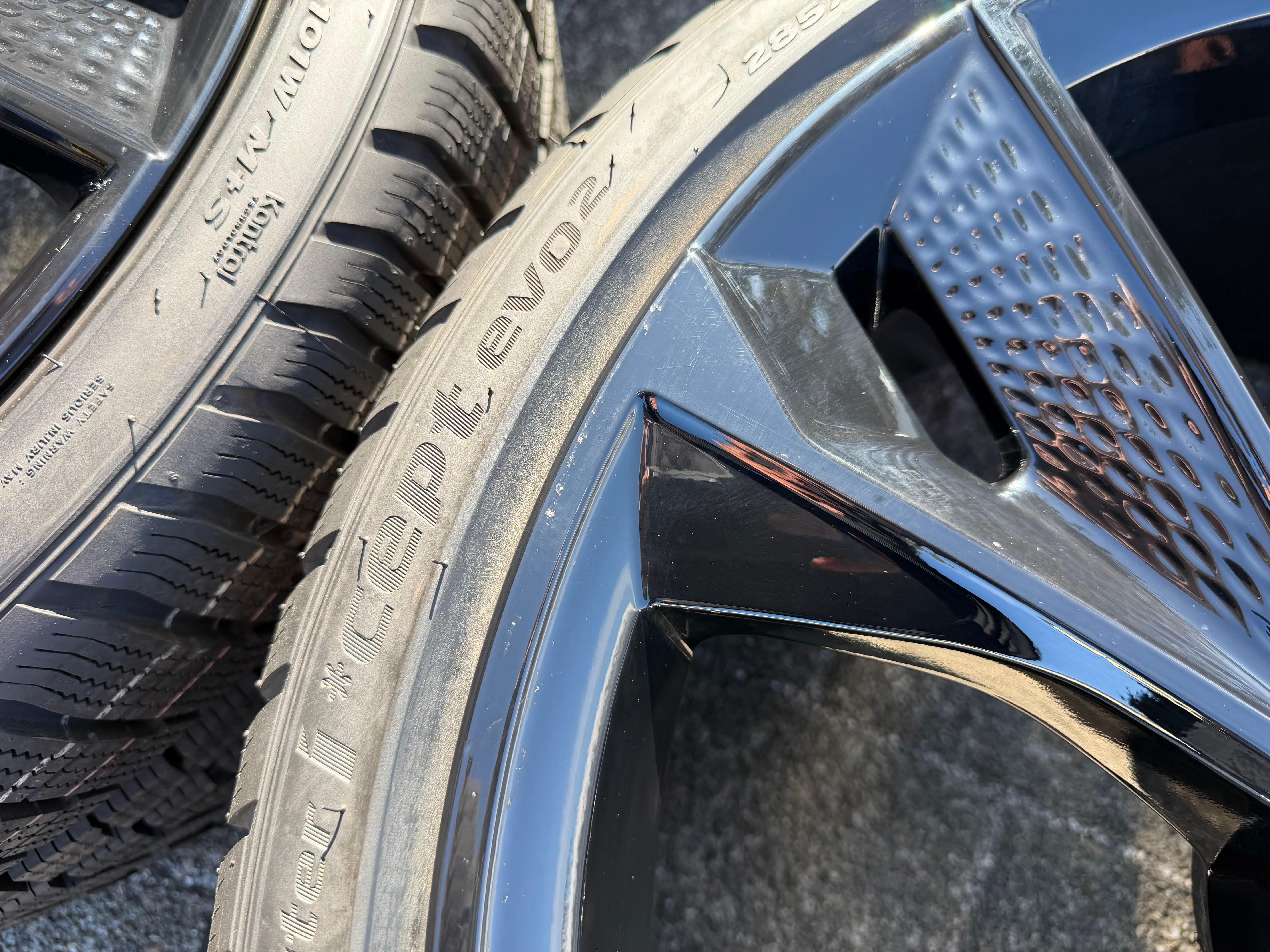 4 originele 22" aluminium winterwielen Audi RS6 4K RS7 4K0601025BC 285/30R22 101W HANKOOK