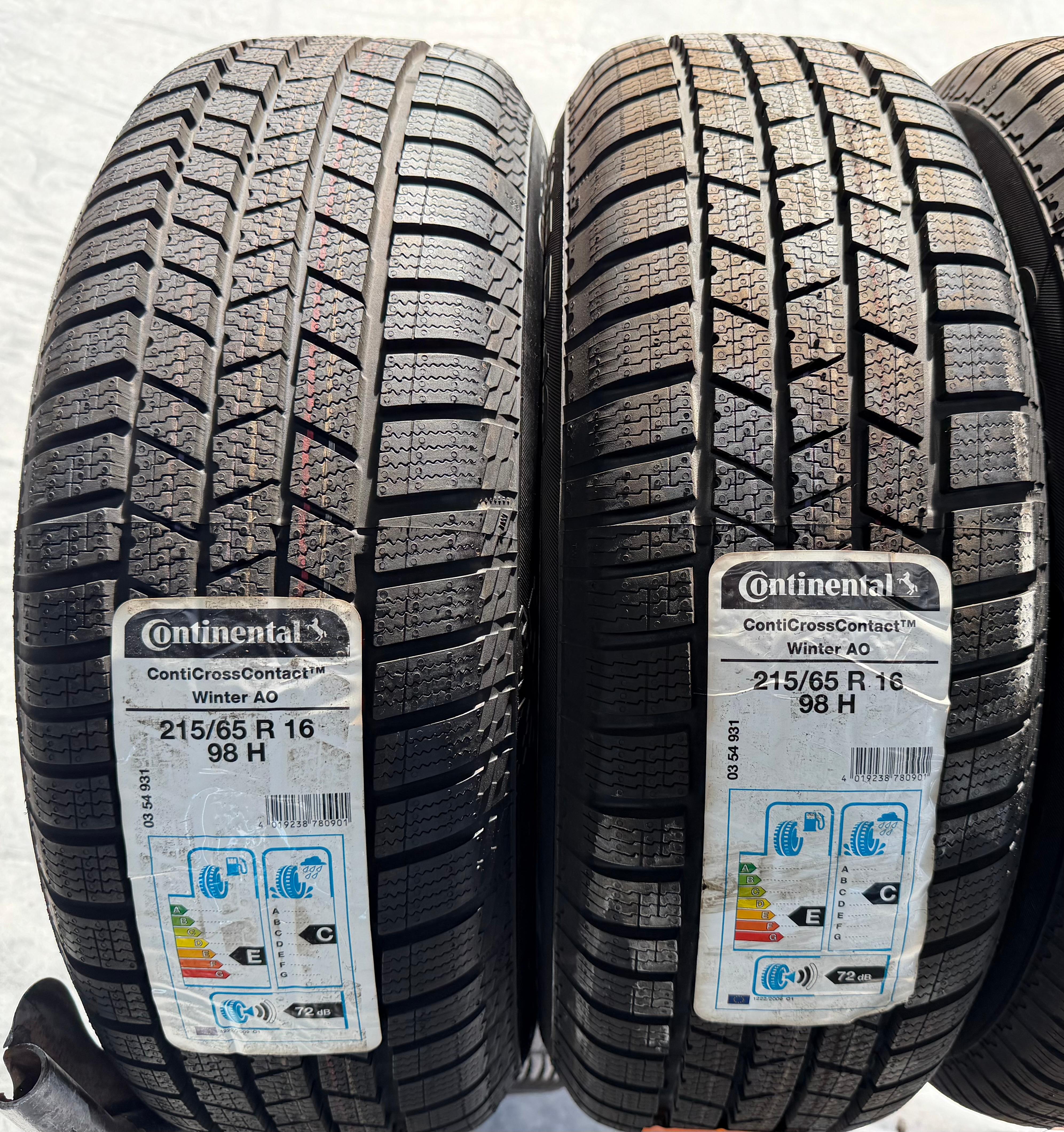 4 Original 16" Alu Winterräder Audi Q3 8U 8U0601025Q 215/65R16 98H Continental