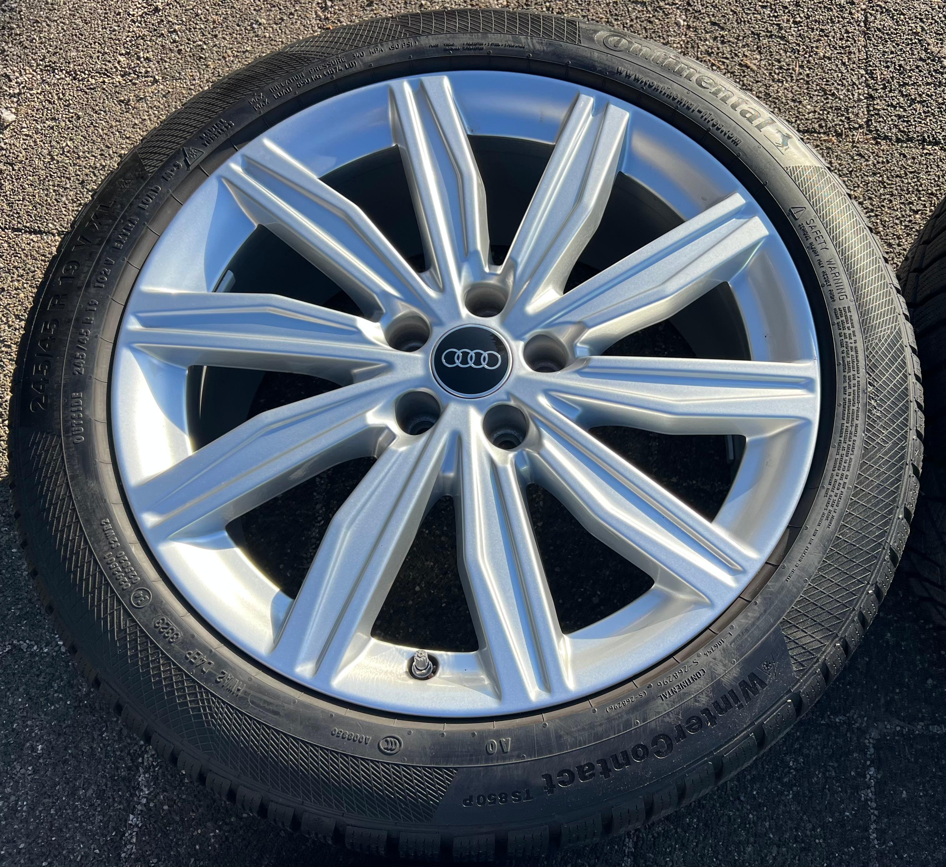 4 ORIGINAL 19" ALU WINTERRÄDER AUDI A6 S6 C8 4K 4K0601025M 245/45R19 102V RDKS FREIHAUS