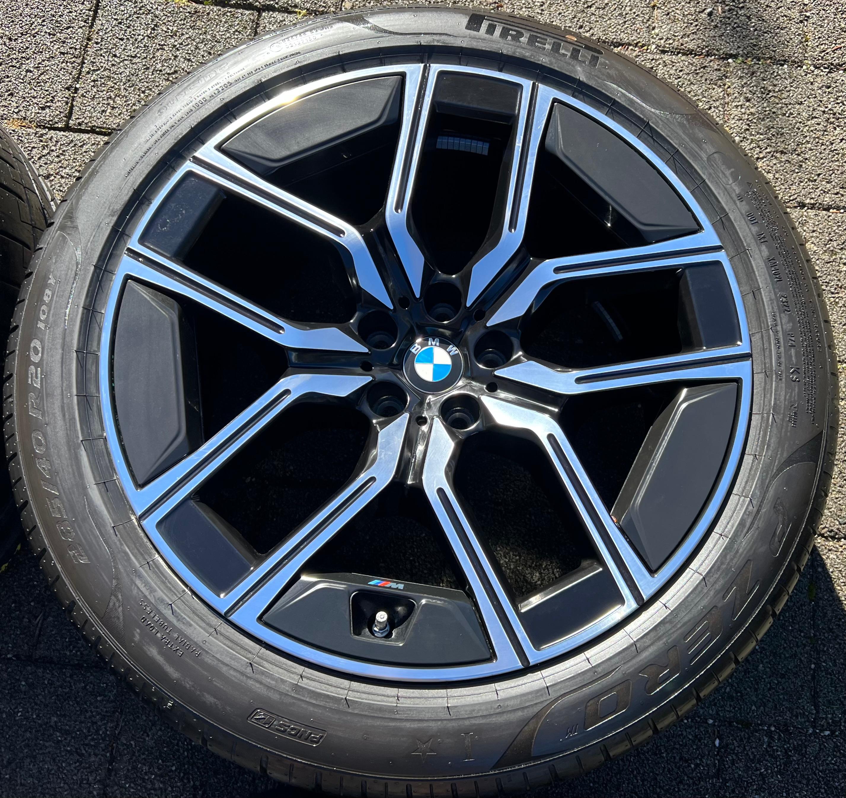 4 llantas de aluminio originales de 20" para BMW Serie 7 G70 y X3 G45, modelo 907M, 25A19DE8 y 5A19DE9, envío gratuito