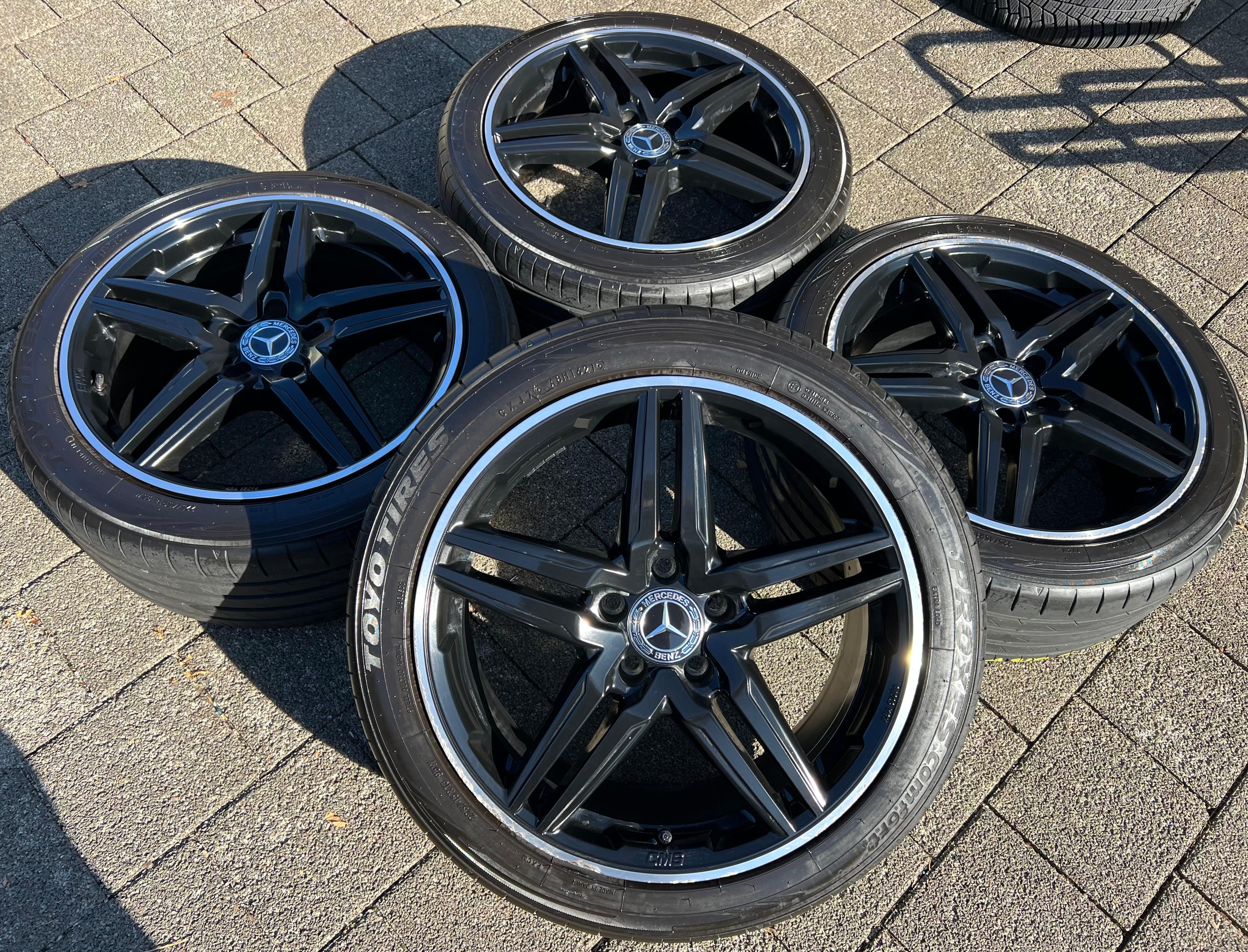 ALU 18" WINTERRÄDER MERCEDES A-KLASSE 177 B-KLASSE 247 C-KLASSE W205 CLA 118 RDKS