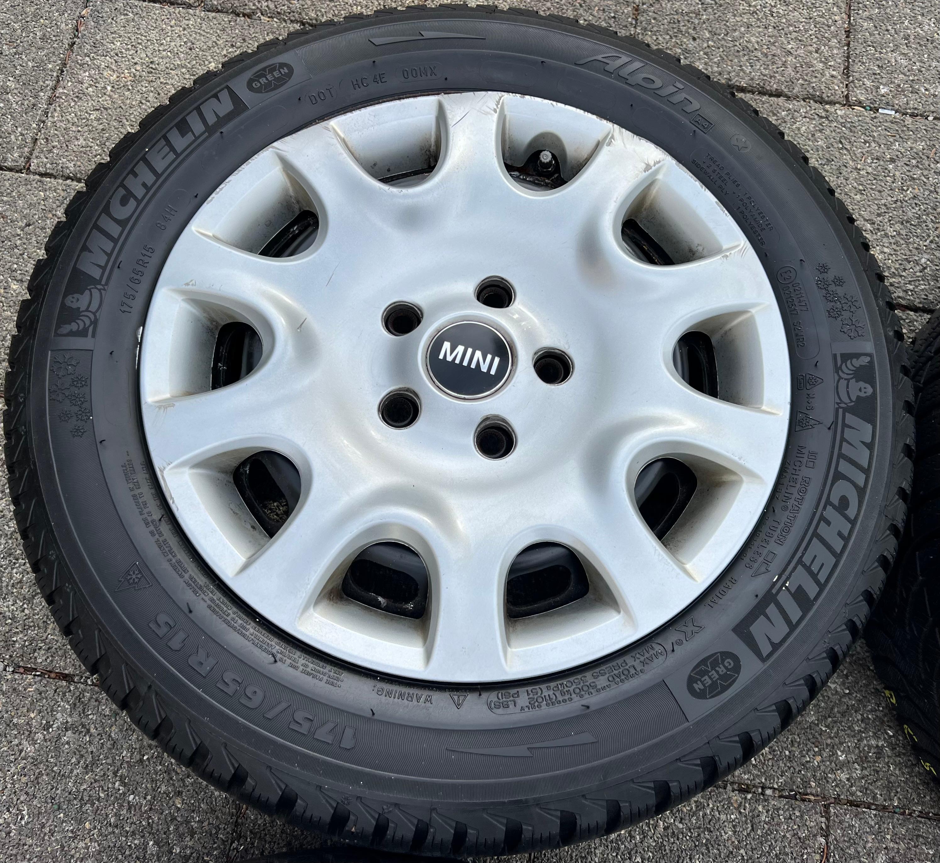 4 WINTERRÄDER MINI F55 F56 F57 175/65R15 84H RDKS 6851510 MICHELIN RDKS FREIHAUS