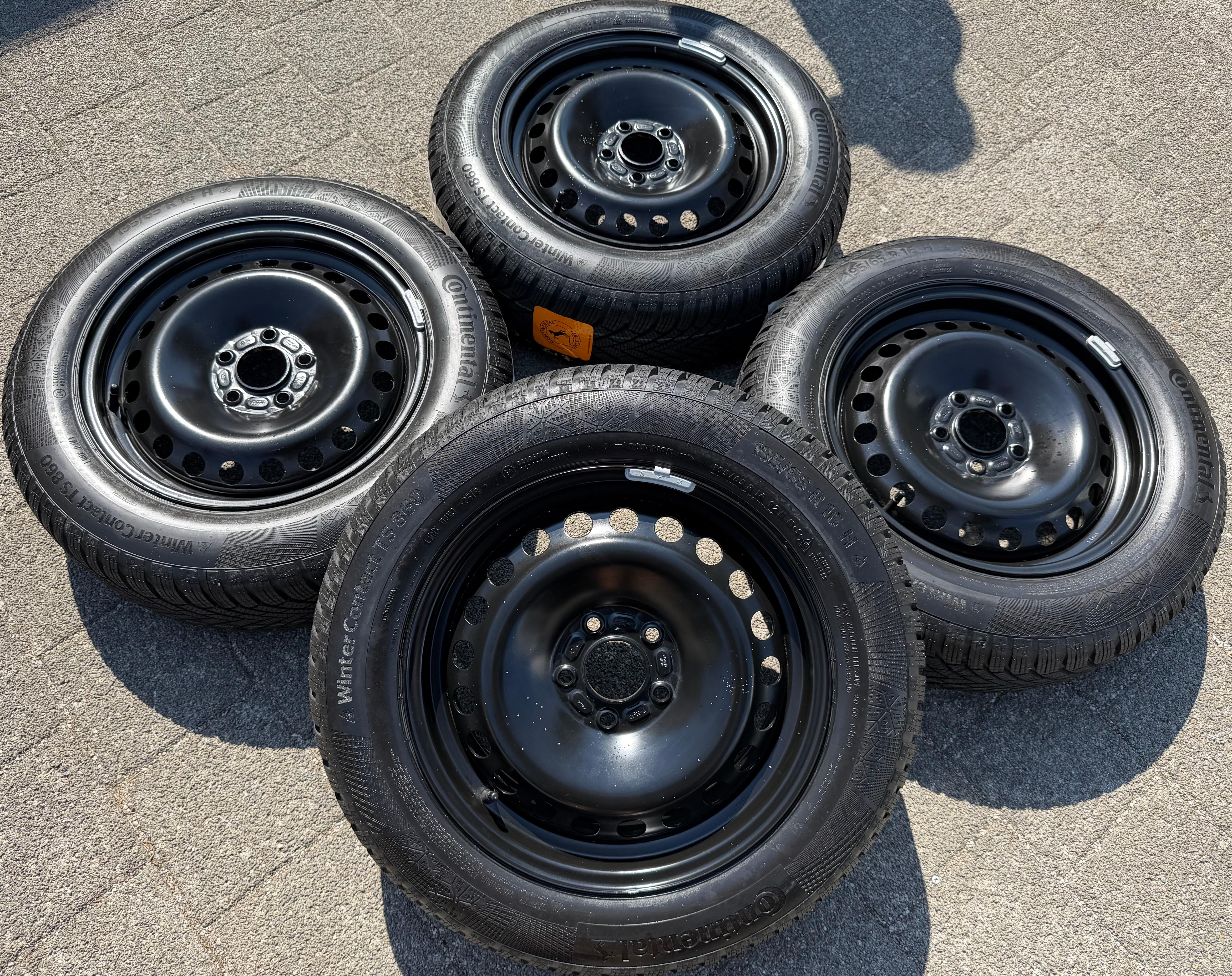 4 Winterräder Ford Focus DEH IV 195/65R16 92H RDKS Continental Freihaus