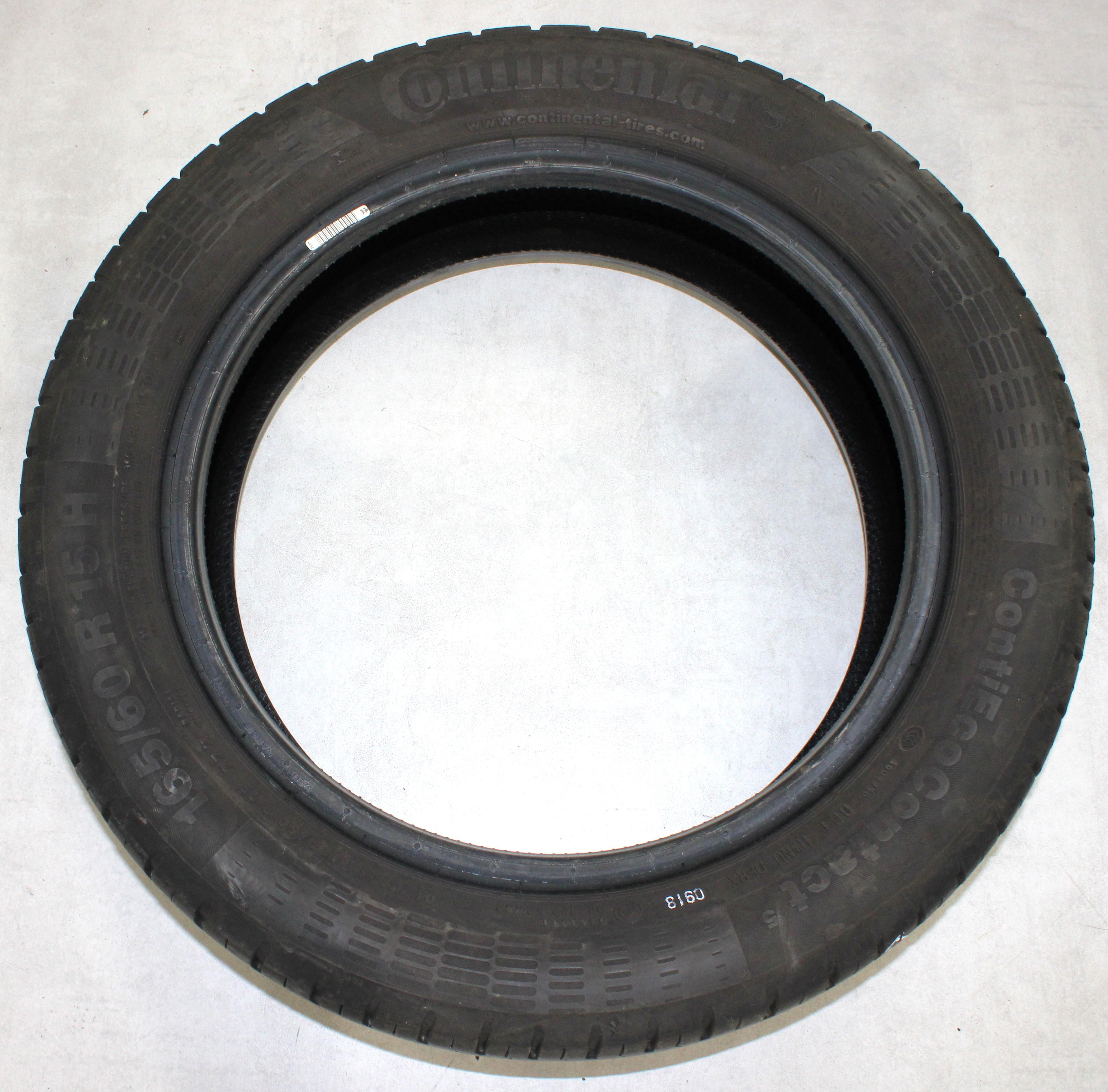 4 x 165/60R15 77H Sommerreifen Continental  Eco Contact 5 2x5-5,5mm/2x5,5-6mm 2018