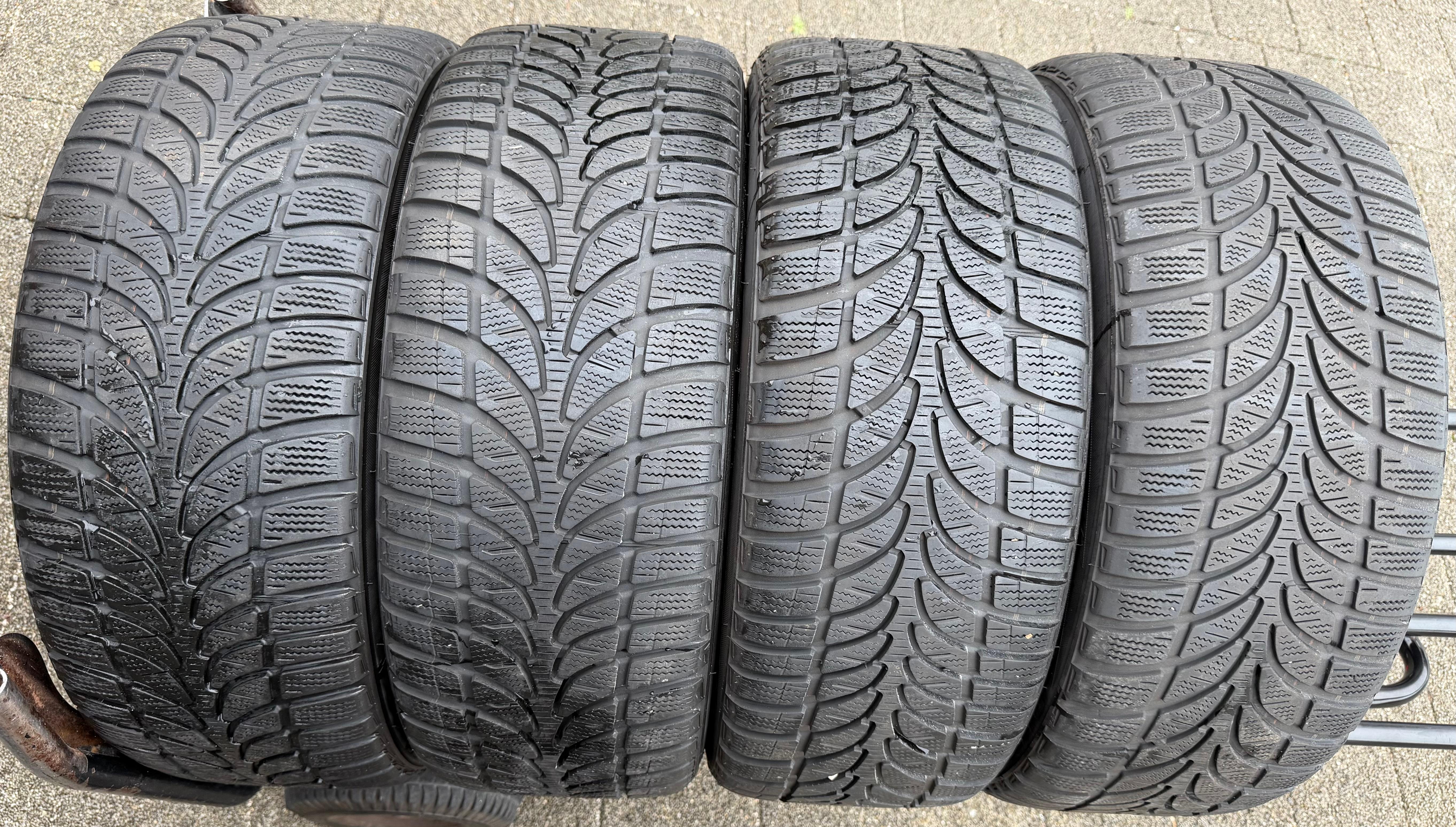 4 ruedas de invierno de aluminio originales de 18" para Audi A4 S4 8W 8W0601025ED 225/45R18 95H Bridgestone