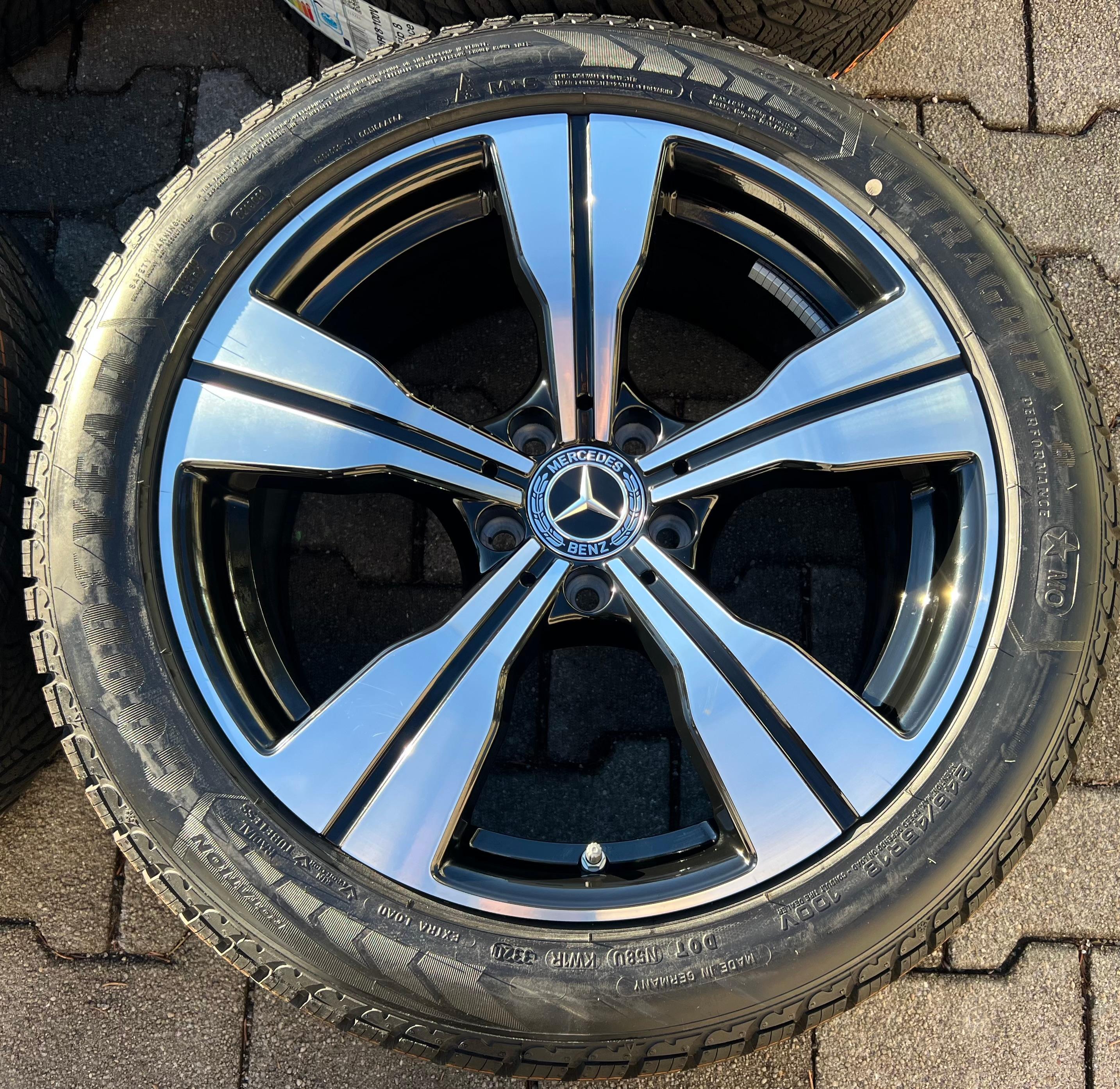 4 ORIGINAL 18" ALU WINTERRÄDER MERCEDES C-KLASSE ALL-TERRAIN X206 A2064014000