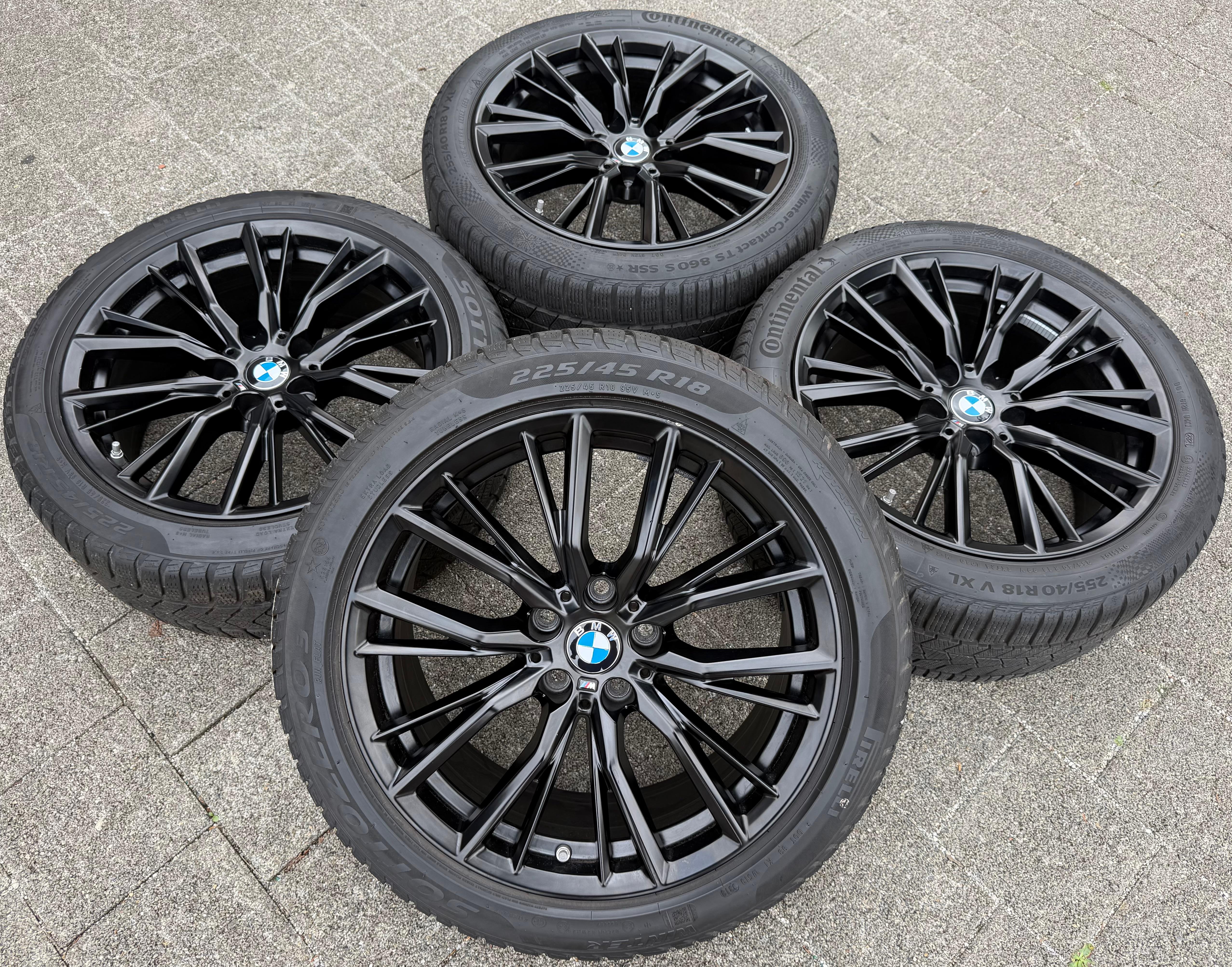 4 Original 18" Alu Winterräder BMW 3ER Reihe G20 G21 4ER G22 G23 2ER G42 M796 RDKS