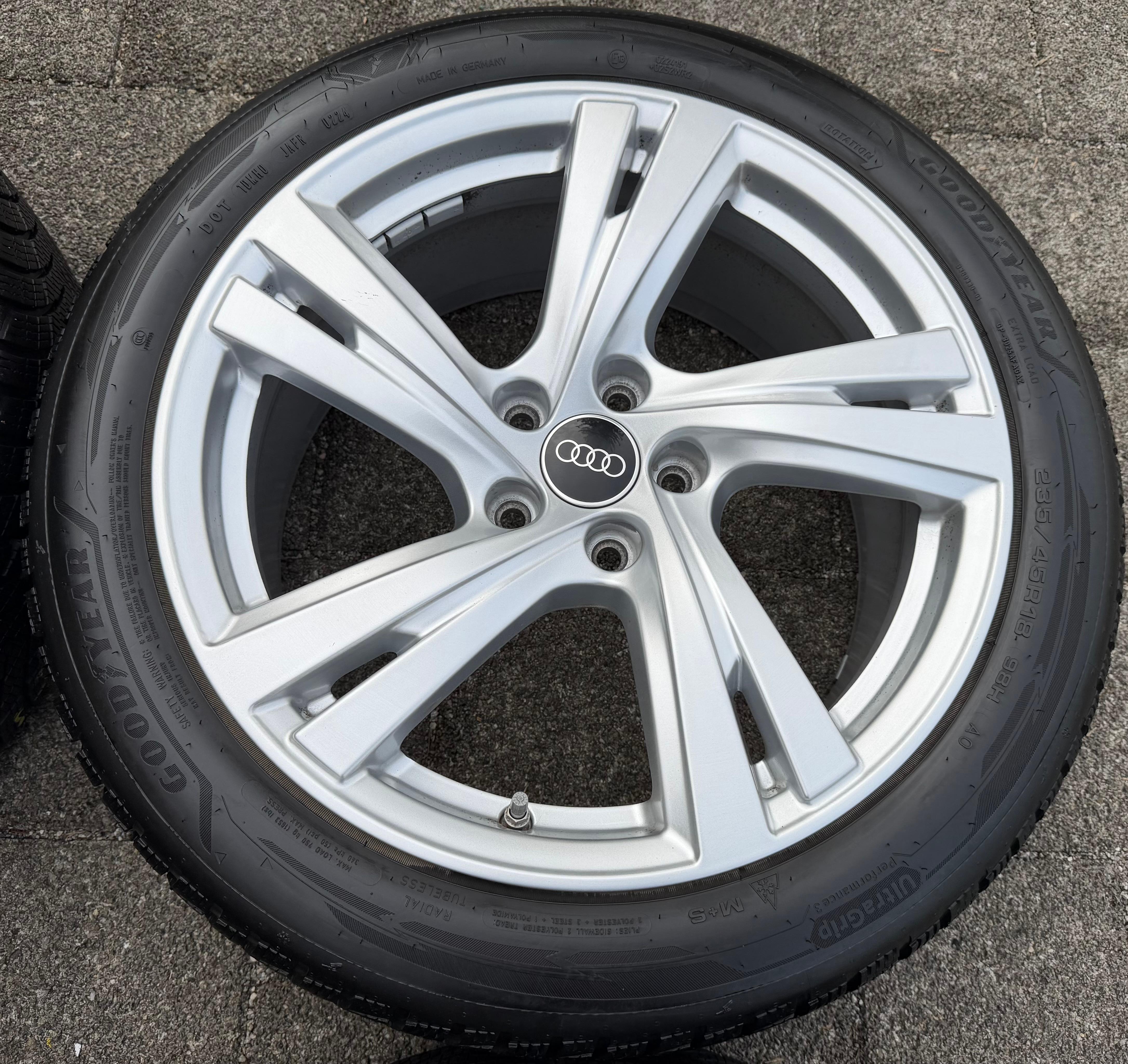 4 ORIGINAL 18" ALU WINTERRÄDER AUDI A5 S5 FU2 B10 8B3601025C 235/45R18 98H 2024