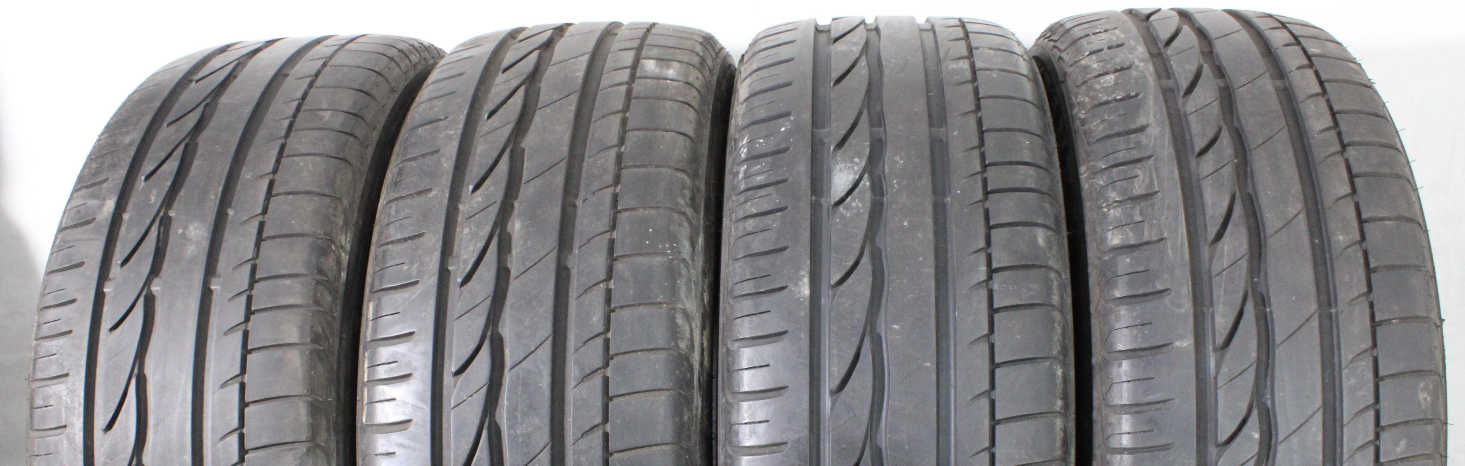 4 pneus été Bridgestone Turanza ER300* Runflat 225/55R17 97Y, 2x6 mm/2x7 mm, 2016