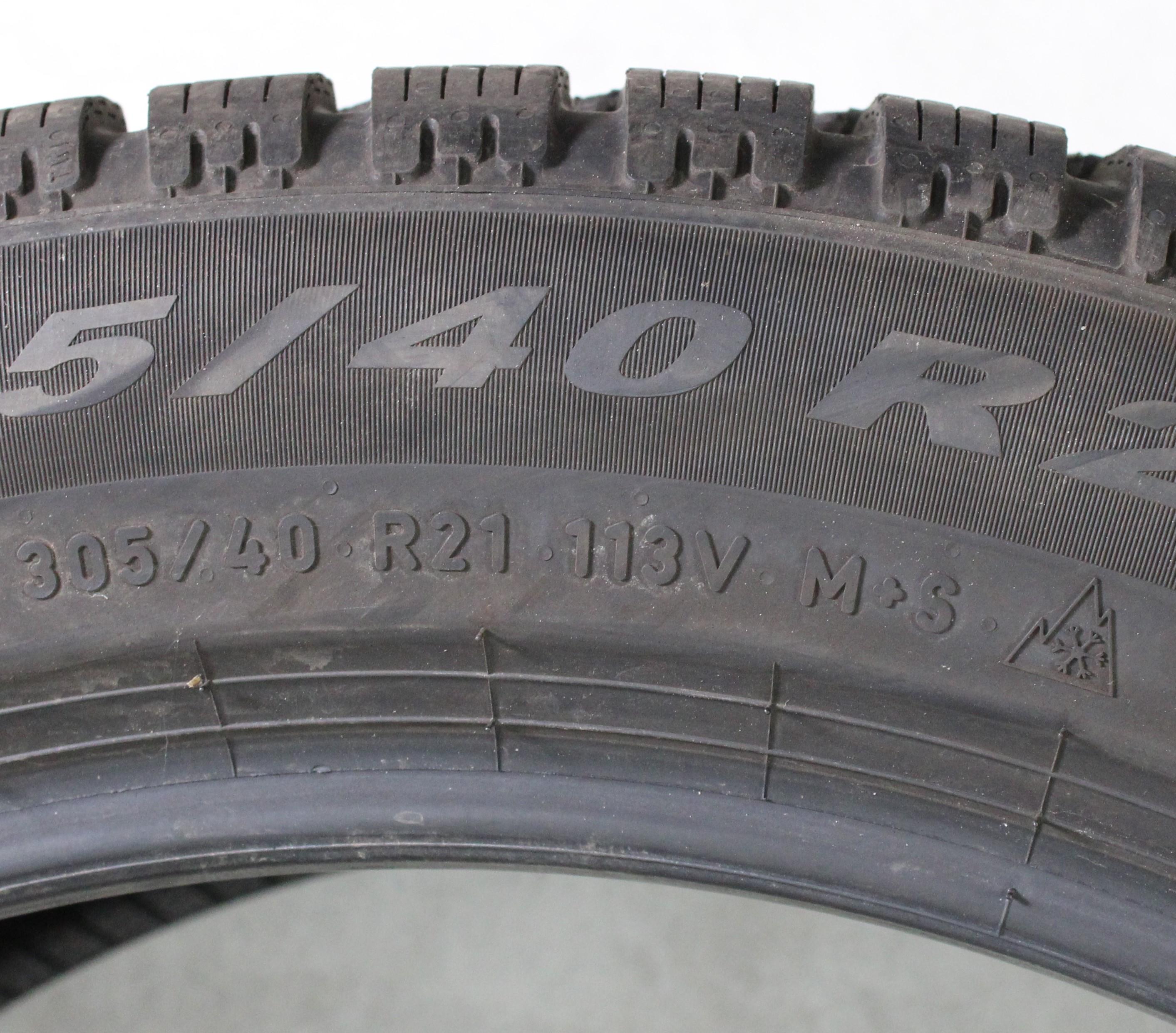 1 x 305/40R21 113V Winterreifen Pirelli Scorpion Winter 2 NCO 6,5mm 2024