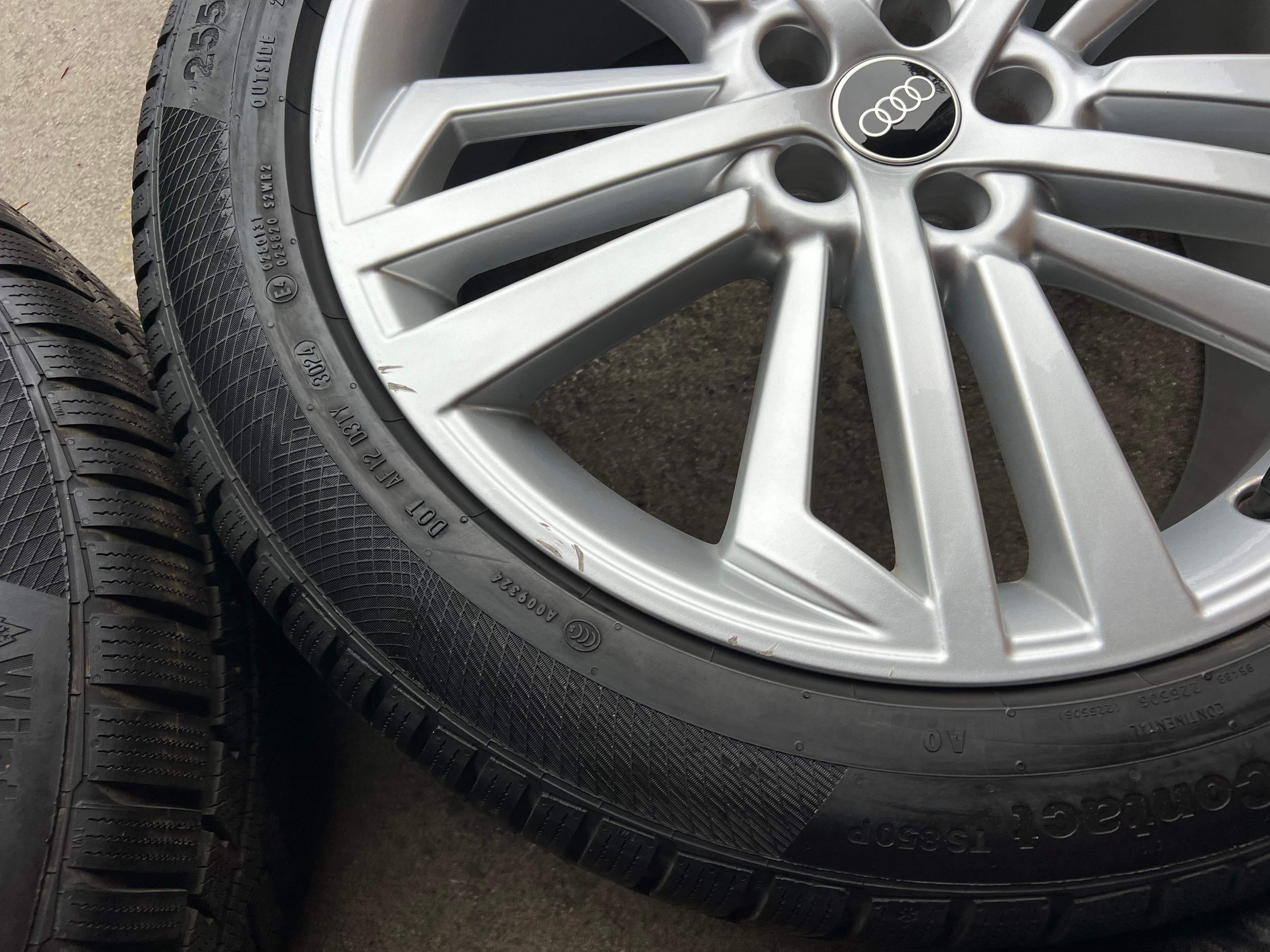 4 JANTES HIVER EN ALUMINIUM D’ORIGINE 20" AUDI Q5 SQ5 FY 80A601025L 255/45R20 101V CONTINENTAL