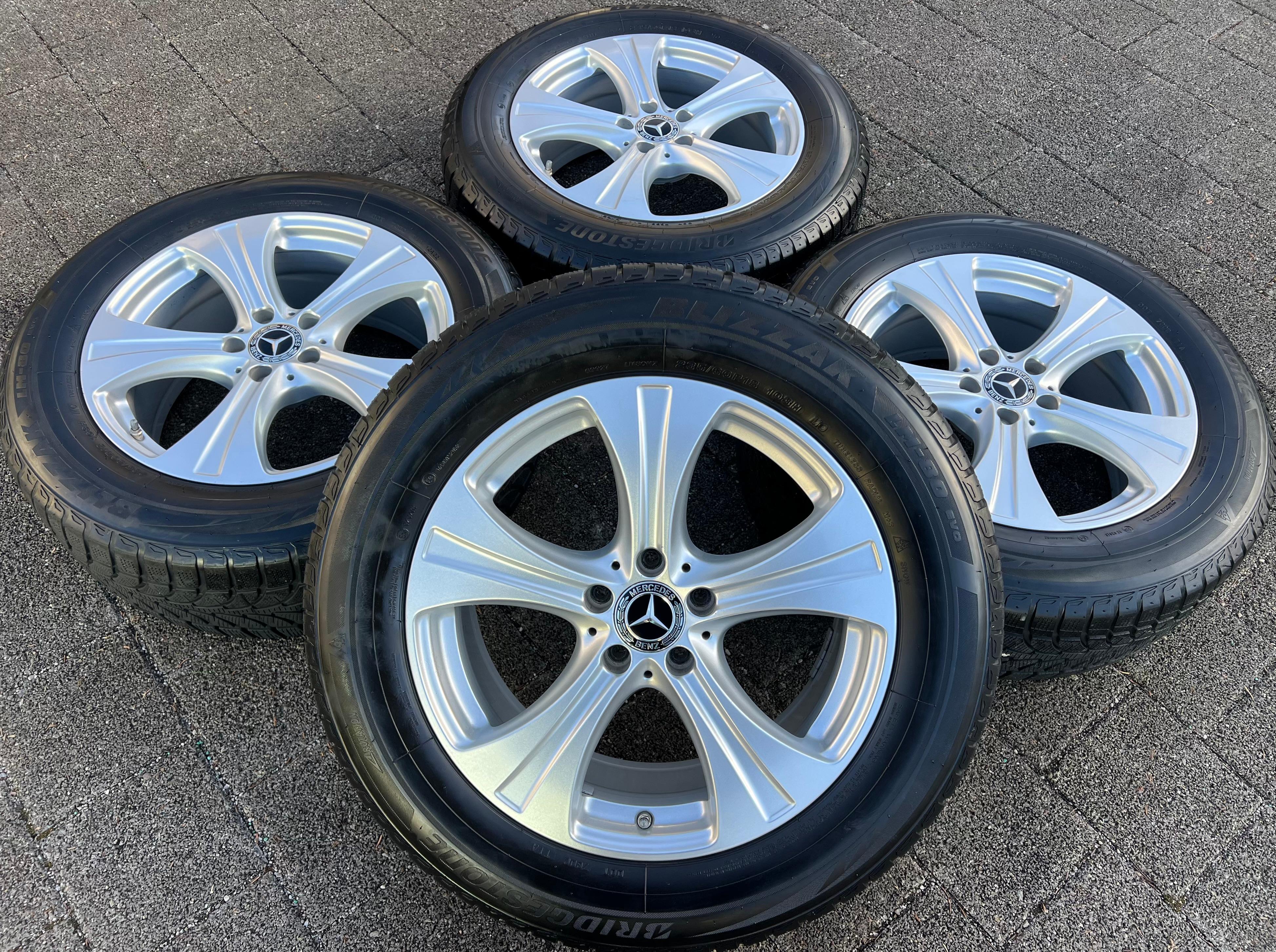 4 ORIGINAL ALU 18" WINTERRÄDER MERCEDES GLC X253 C253 235/60R18 103H RDKS