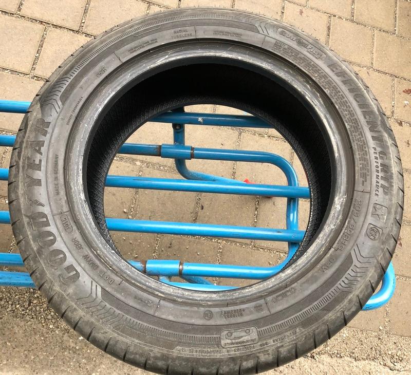 4 x 205/60R16 92V Sommerreifen Goodyear Efficient Grip Performance Runflat 2x 6,5mm und 2x 5,5mm 2015