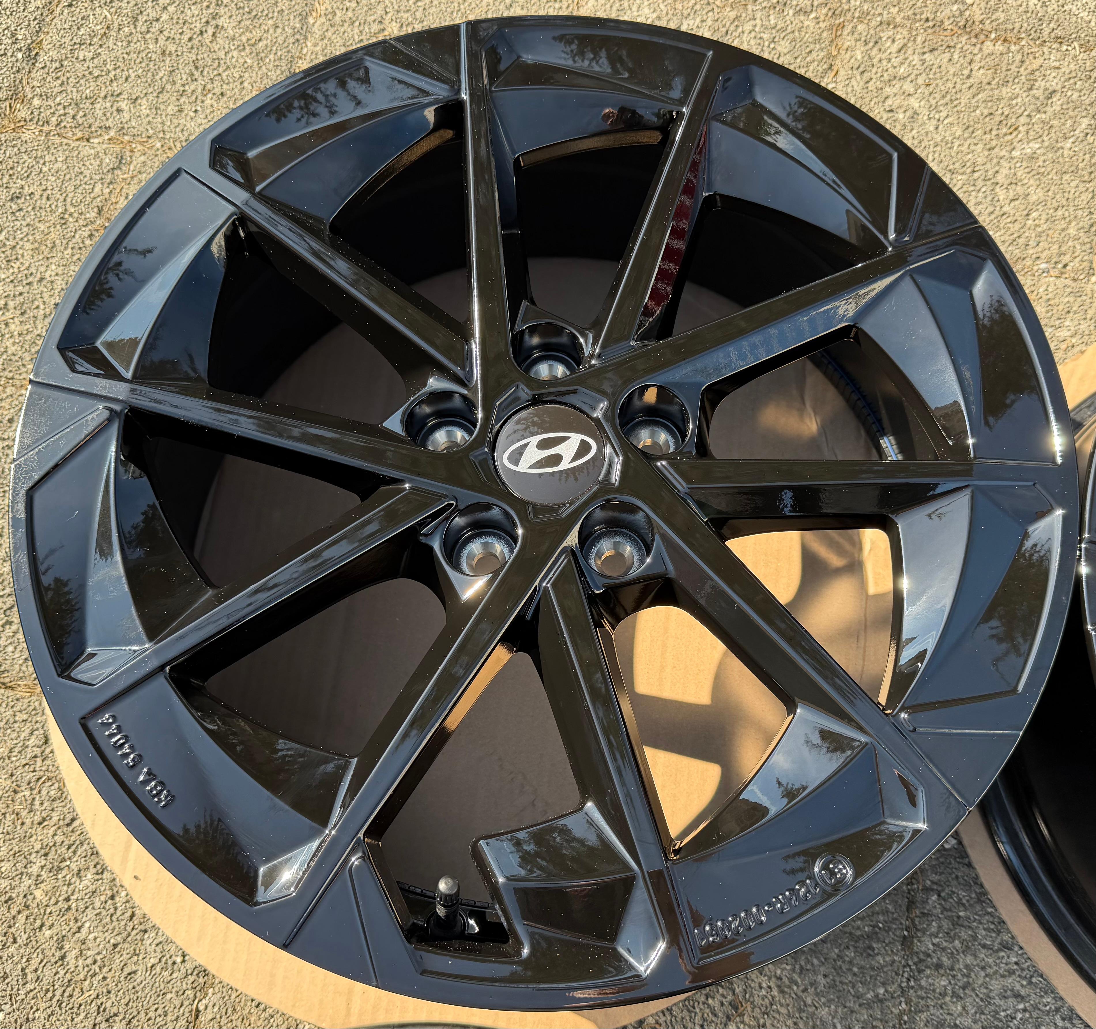 4 CERCHI IN LEGA DA 19" ORIGINALI PER HYUNDAI IONIQ 5, I30, SANTA FE, KONA E TUCSON 7,5x19 ET49,5 RDKS