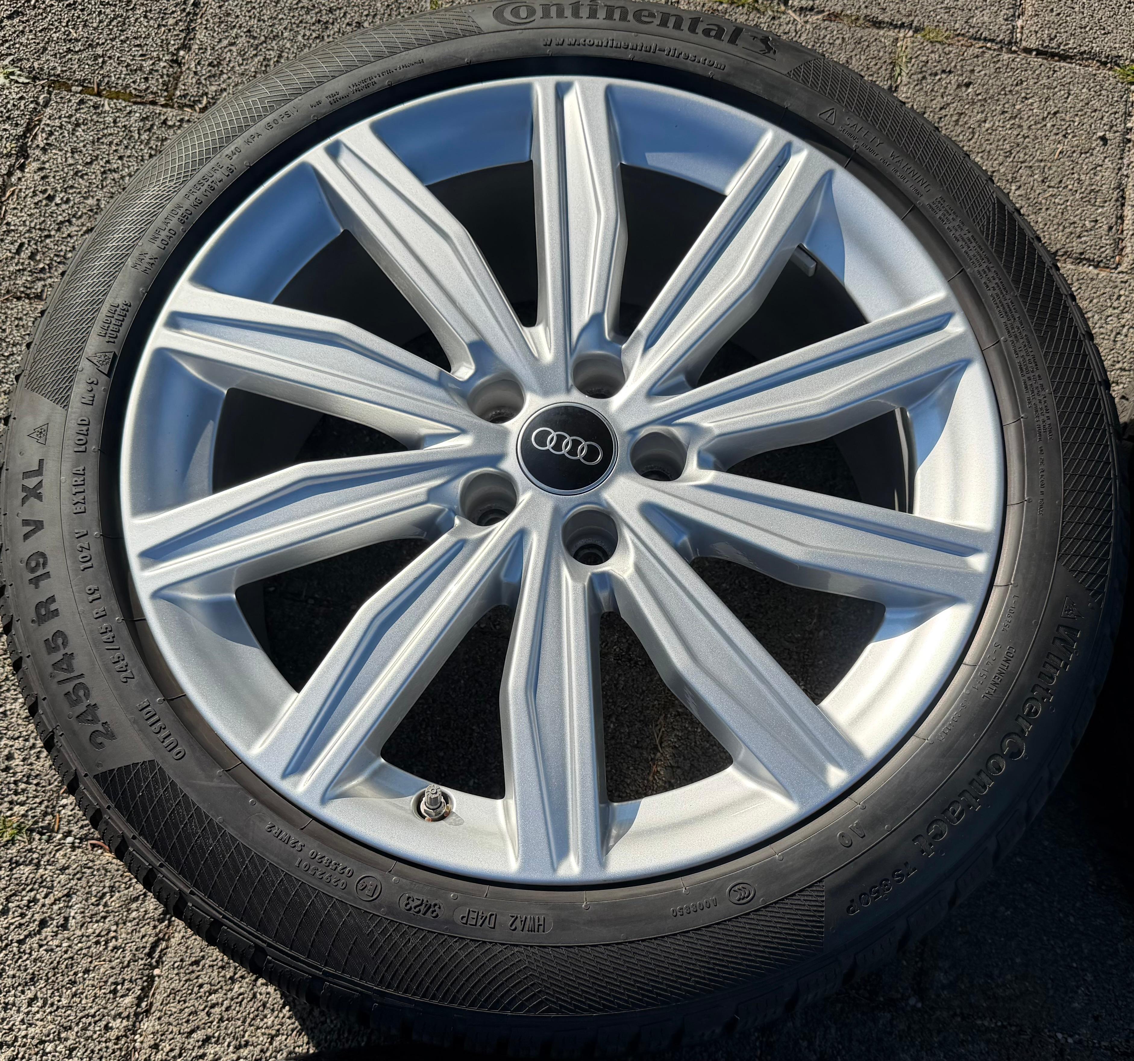 4 Original 19" Alu Winterräder Audi A6 S6 C8 4K F2 4K0601025DS 245/45R19 102V 2023 RDKS