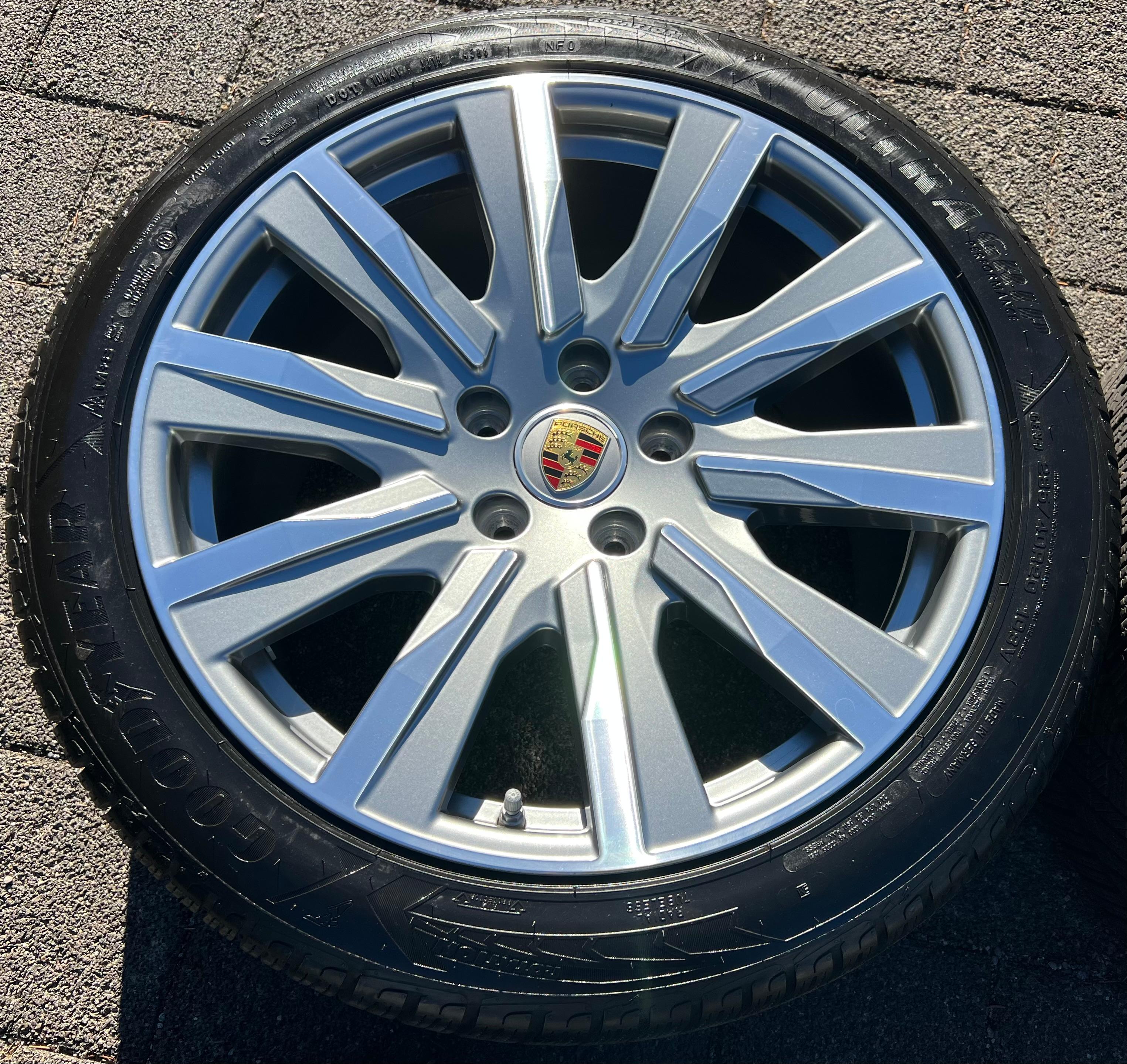 4 ORIGINAL 20" ALU WINTERRÄDER PORSCHE TAYCAN TEQUIPMENT RDKS FREIHAUS