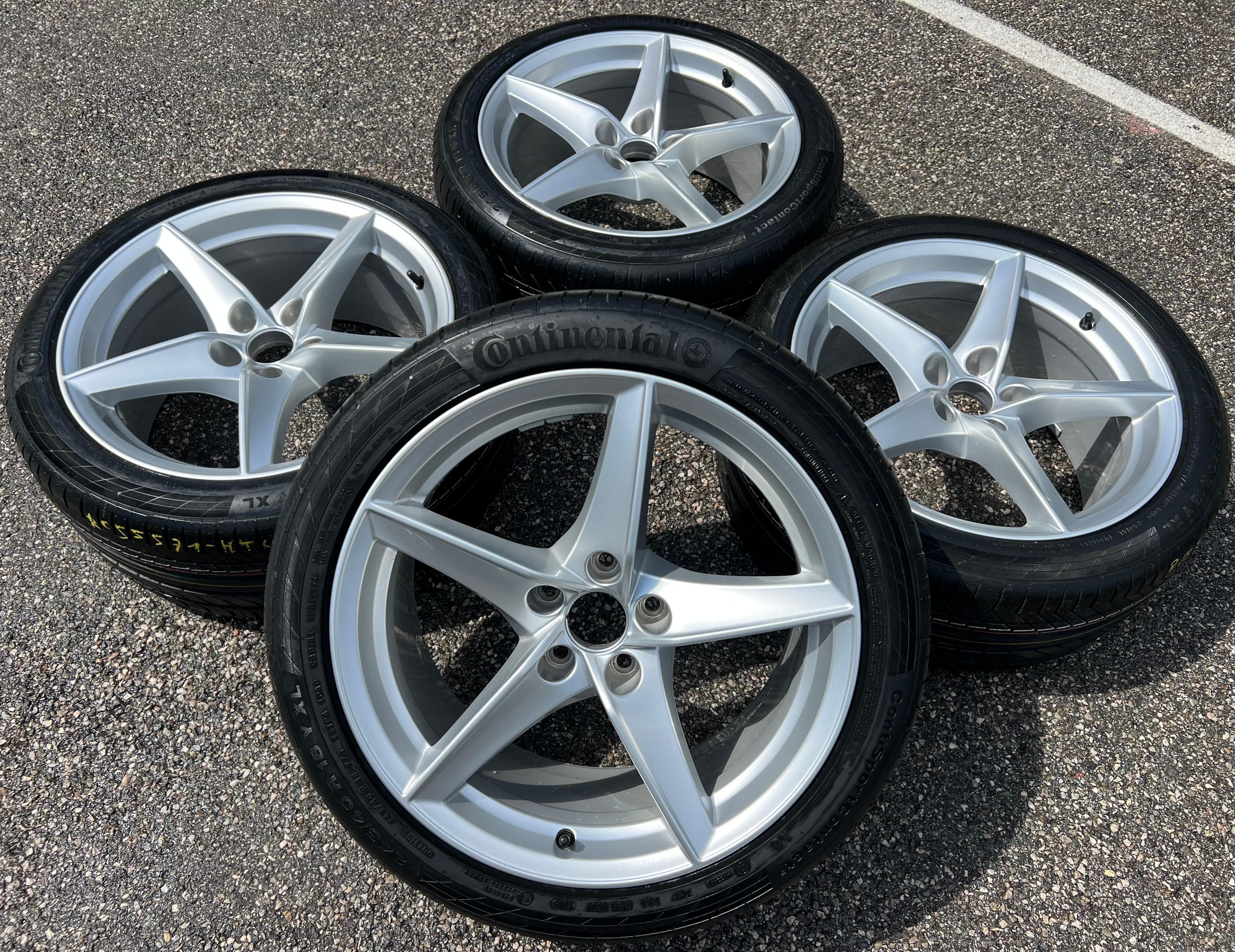 4 ORIGINAL 18" ALU SOMMERRÄDER AUDI A5 S5 8W 8W0601025BG 245/40R18 97Y TOP FREIHAUS ✔