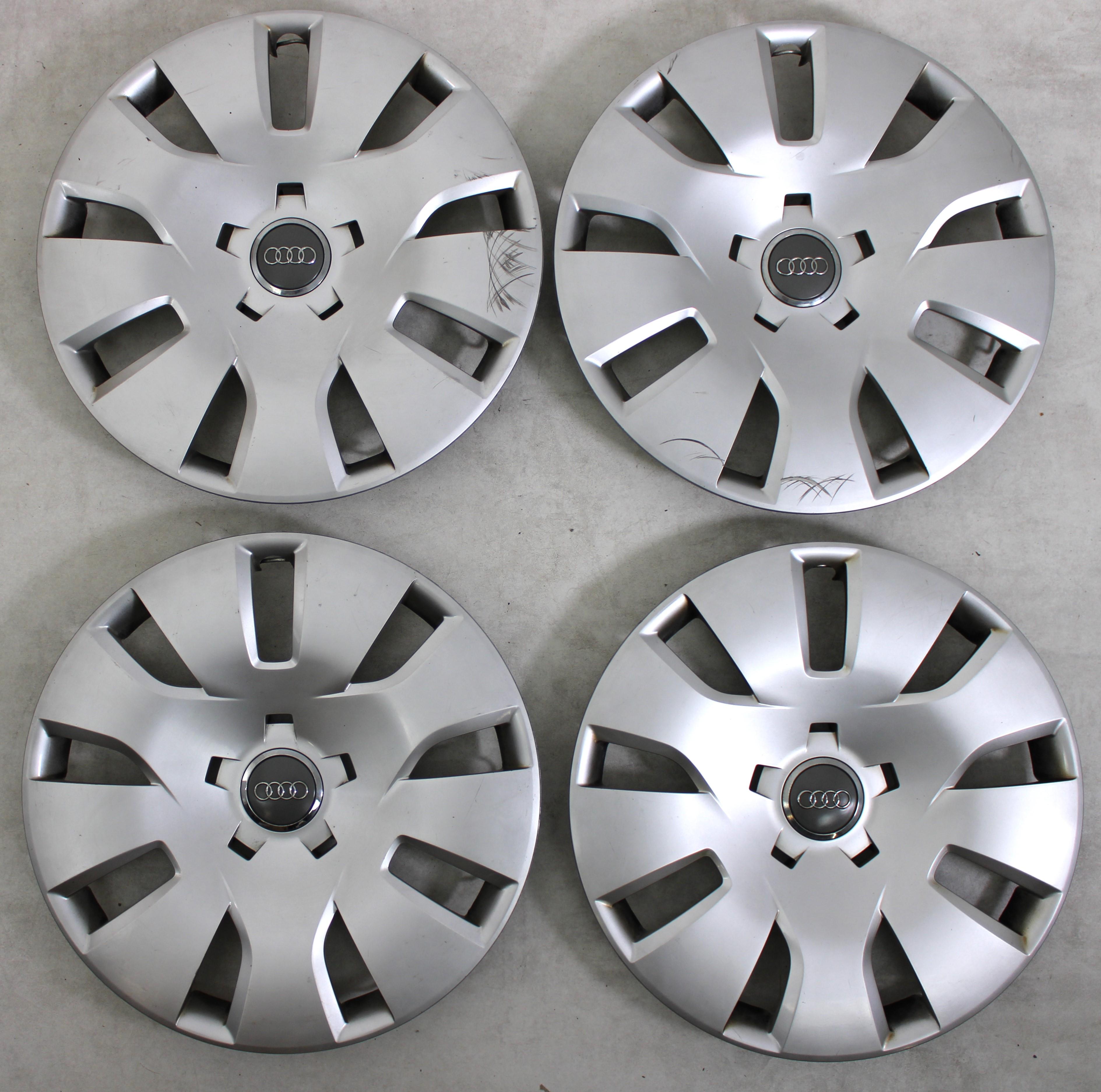 4 ORIGINAL 16" RADKAPPEN AUDI A4 8K B8 B81 8K0601147 16 ZOLL FREIHAUS