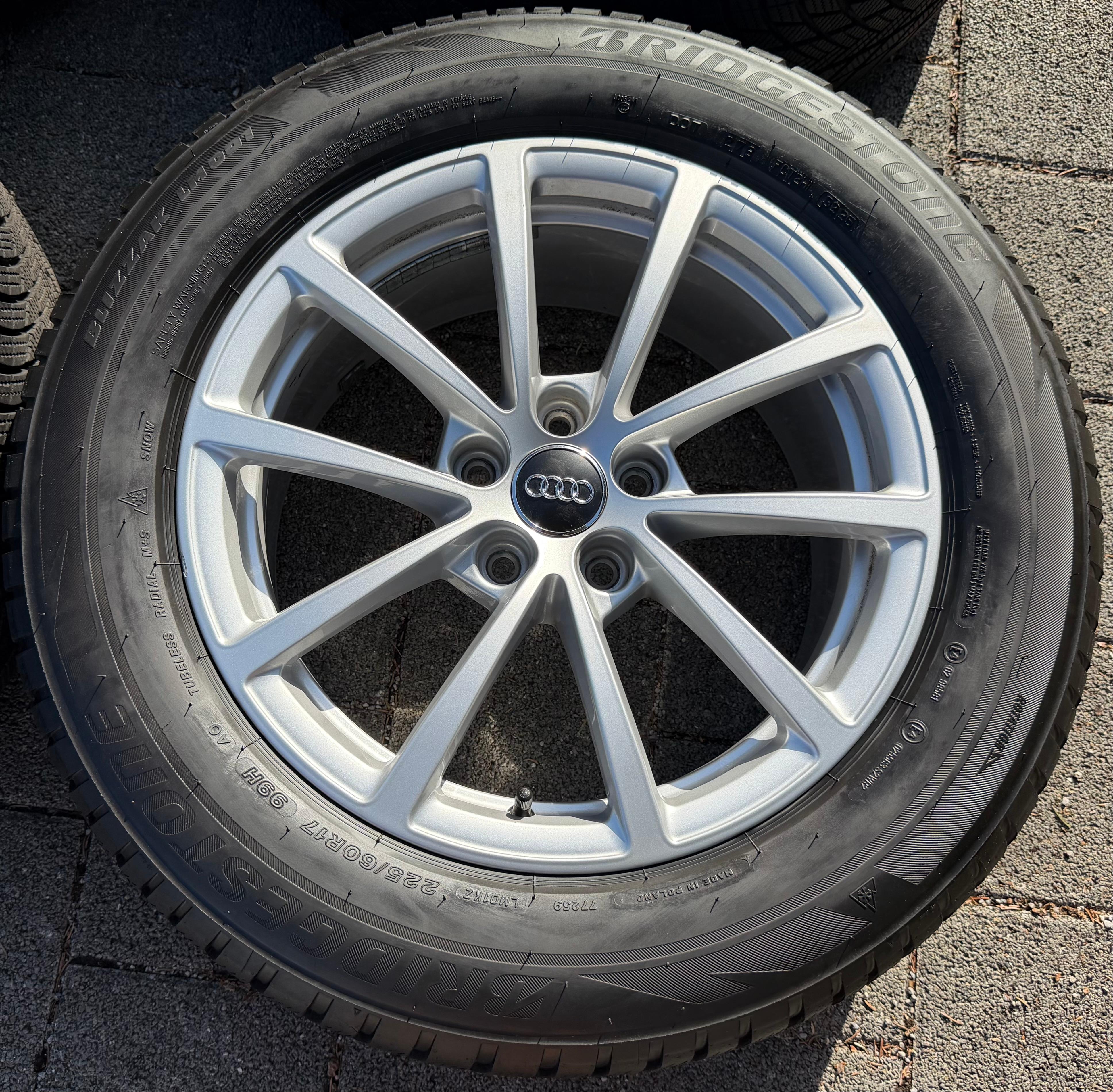 4 Original 17" Alu Winterräder Audi A6 4K C8 F2 225/60R17 99H 4K0601025 2025