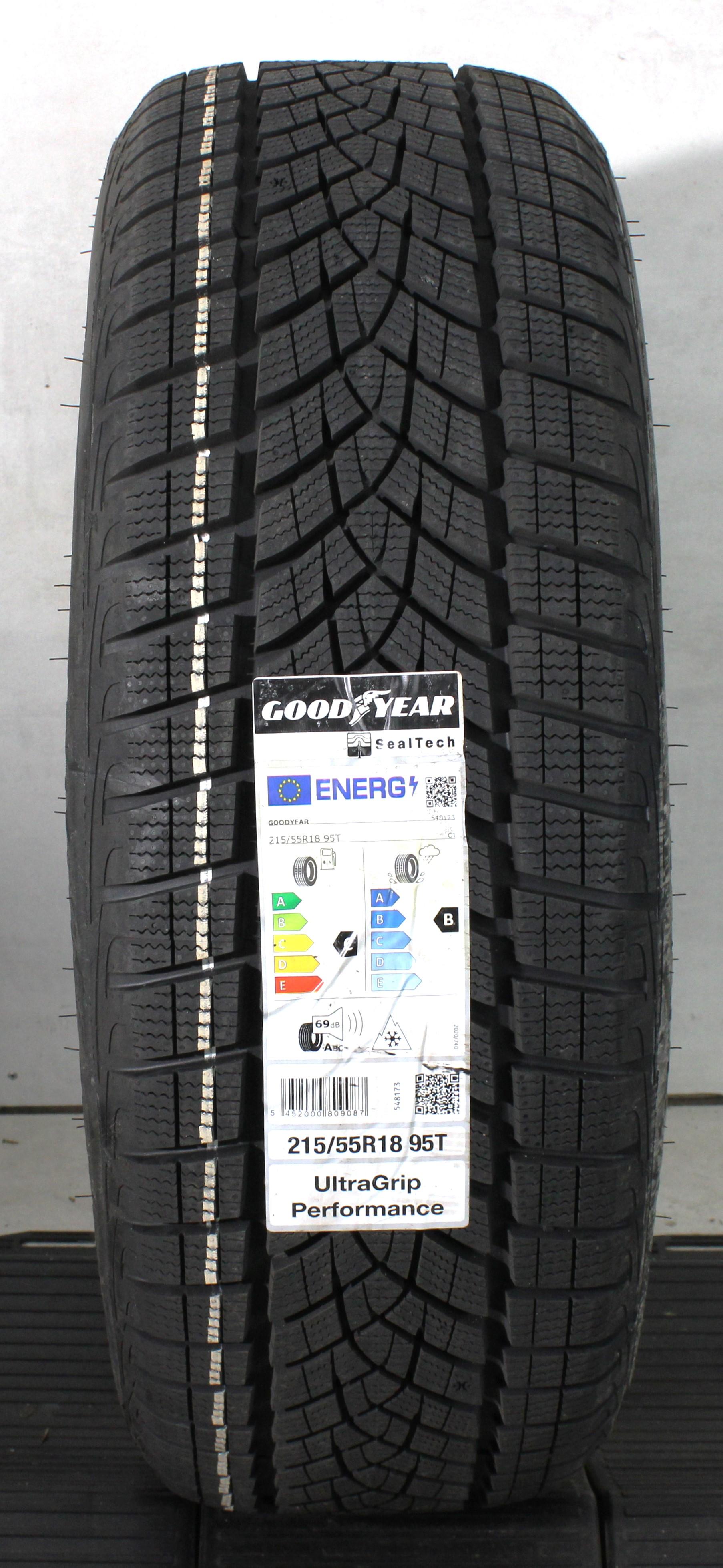 1 x 215/55R18 95T Winterreifen Goodyear Ultra Grip Performance GEN-1 2024 Seal