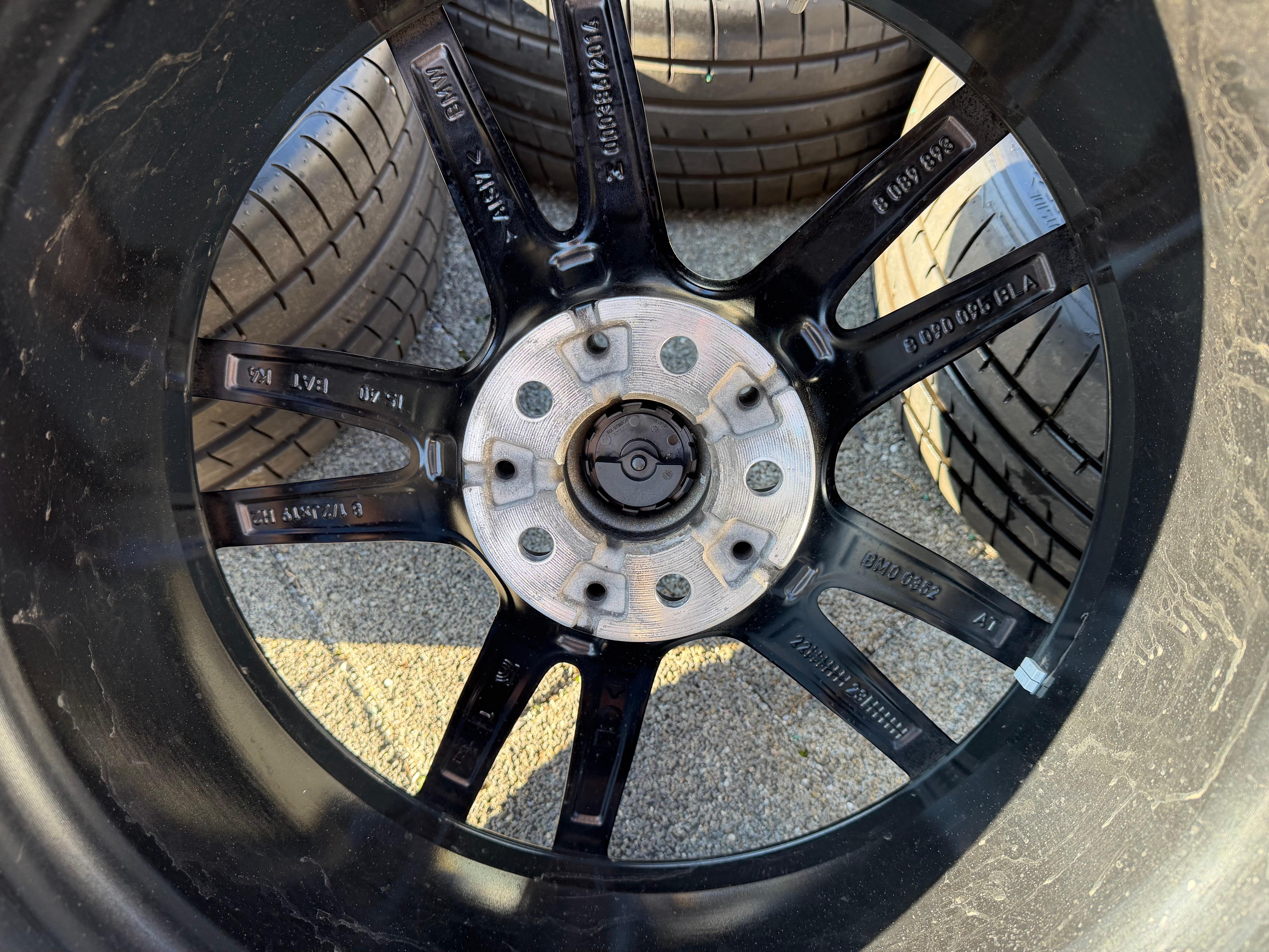 4 roues été complètes en alliage d’origine 19" BMW Série 3 G20 G21 Série 4 G22 G23 M791 avec RDKS