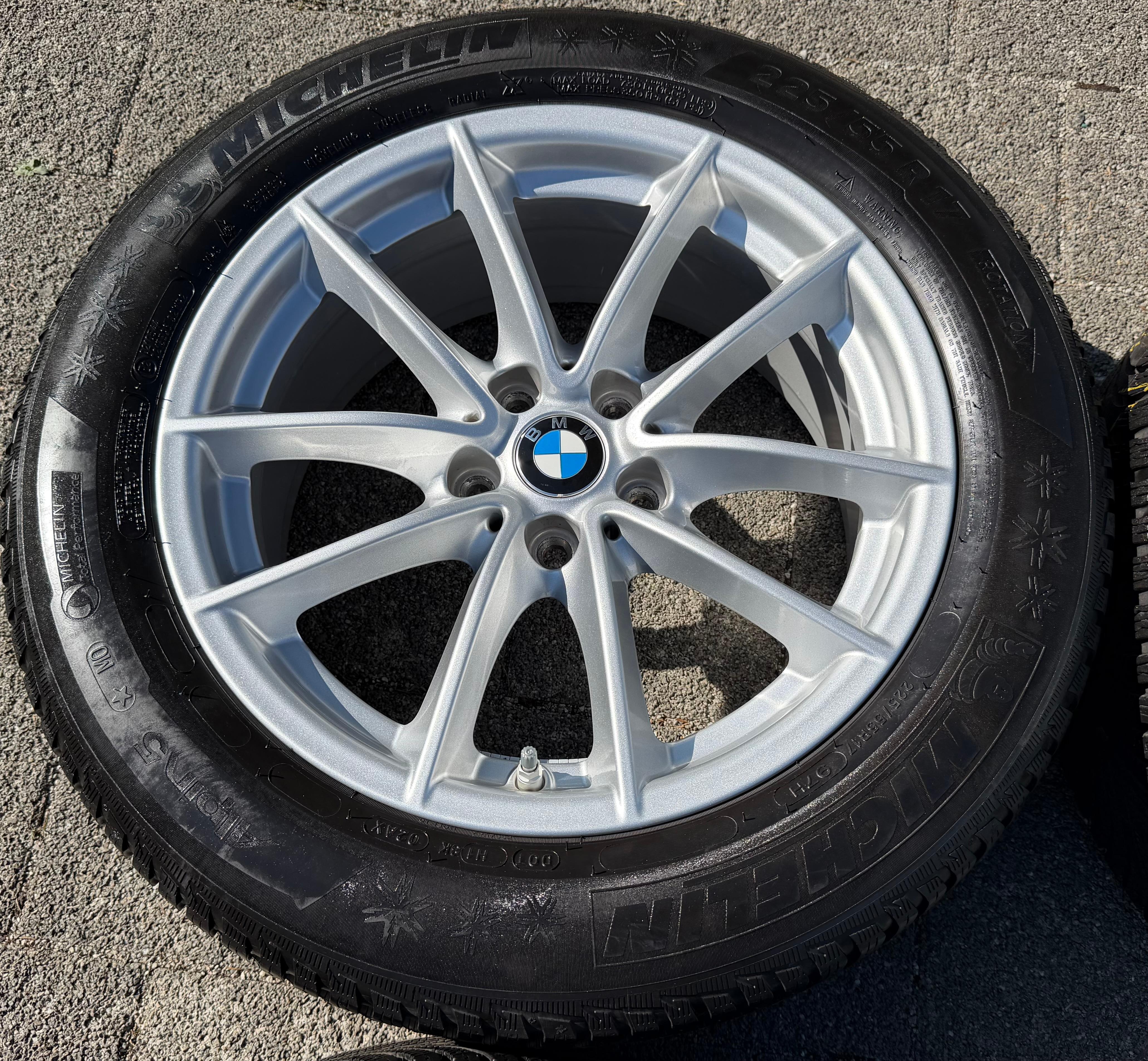 4 Original Alu 17" Winterräder BMW 5er Reihe G30 G31 225/55R17 97H Michelin RDKS