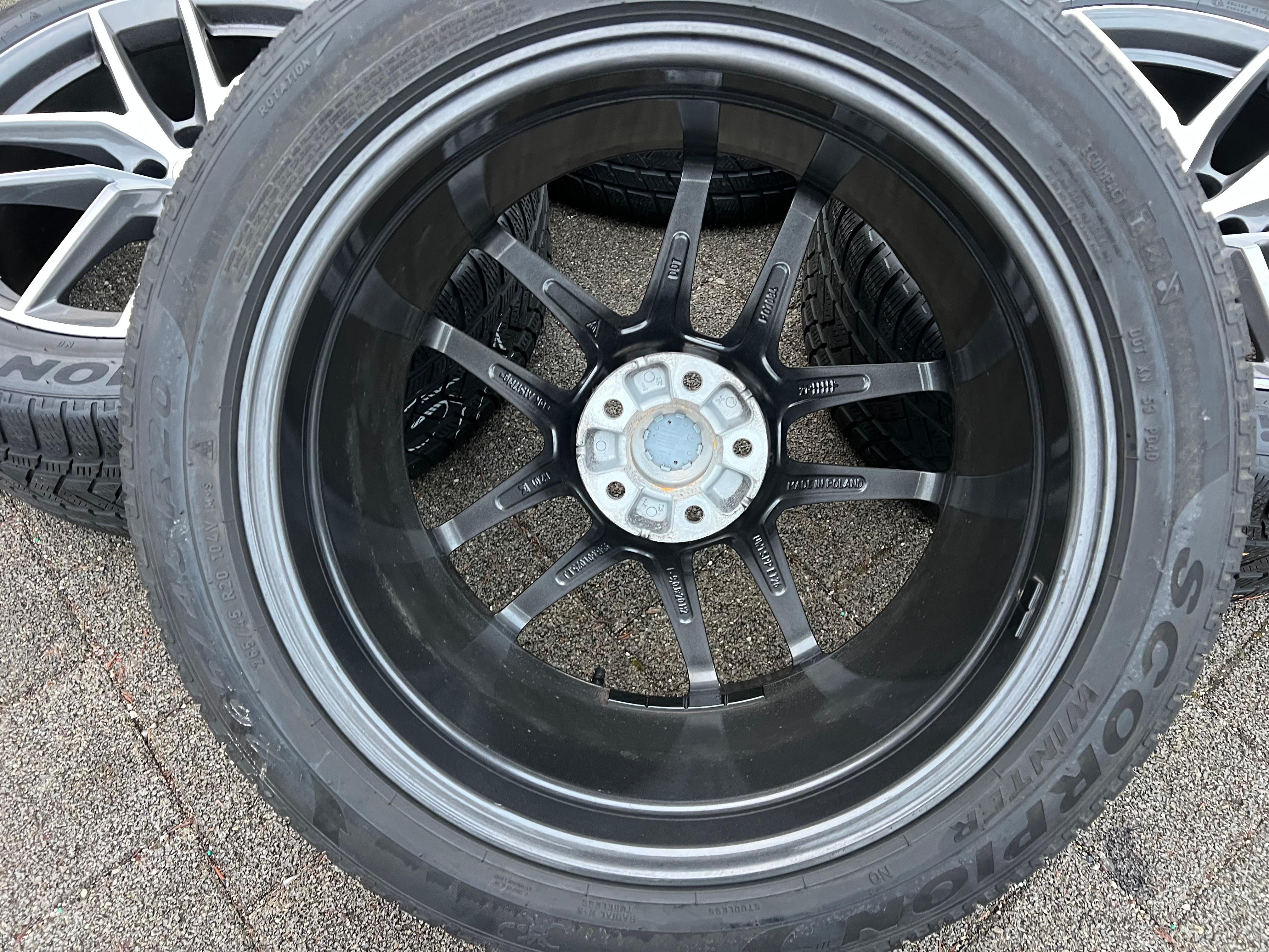 4 RUEDAS DE ALEACIÓN ORIGINALES DE 20" PARA INVIERNO PORSCHE MACAN 265/45R20 104V 295/40R20 106V TPMS