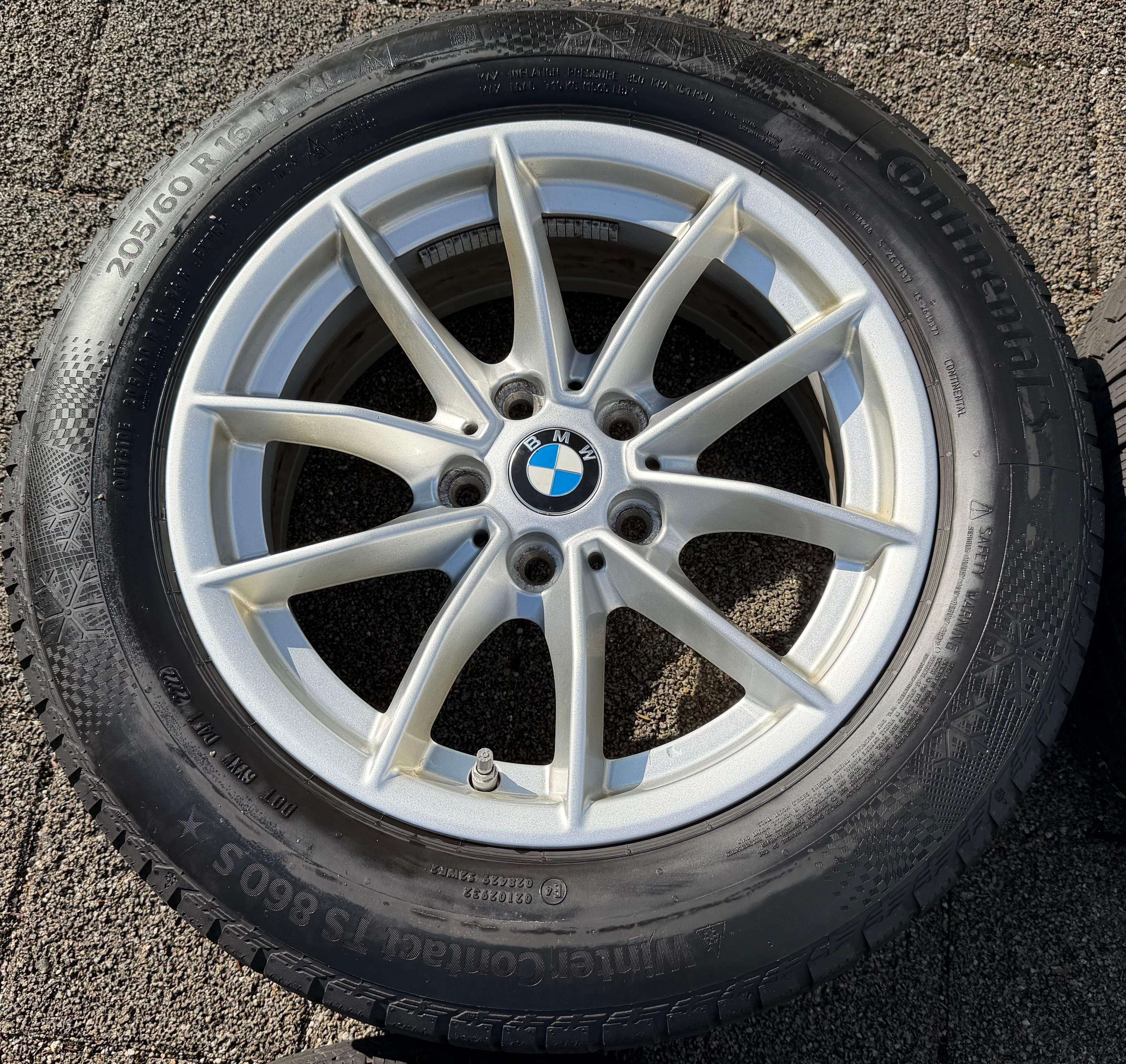 4 Original 16" Alu Winterräder BMW 3er Reihe G20 G21 205/60R16 96H RDKS 2022