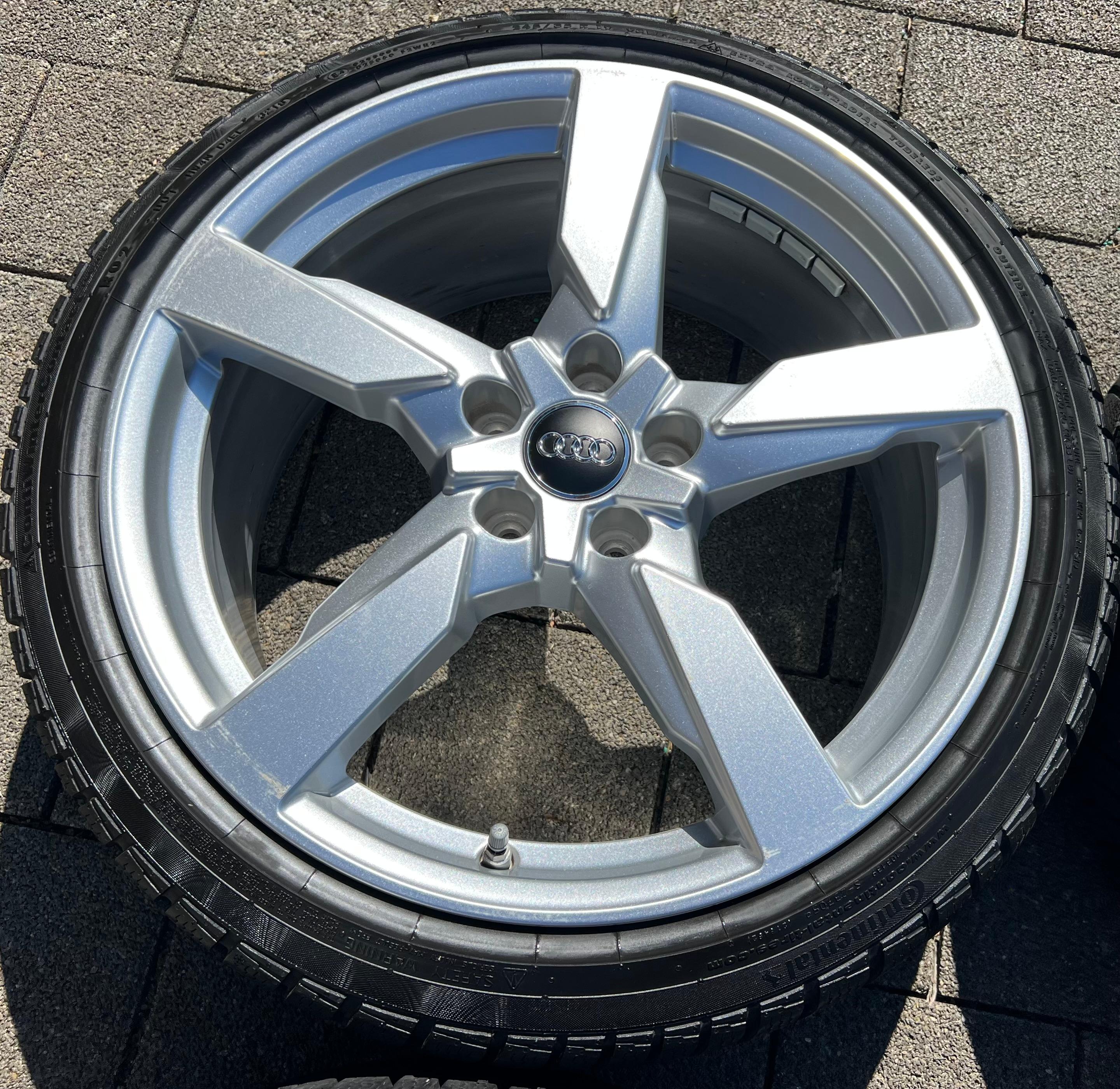 4 ROUES D'HIVER ORIGINALES 19" EN ALU AUDI TT TTS 8S 8S0601025AA 245/35R19 93W FRANCO DOMICILE