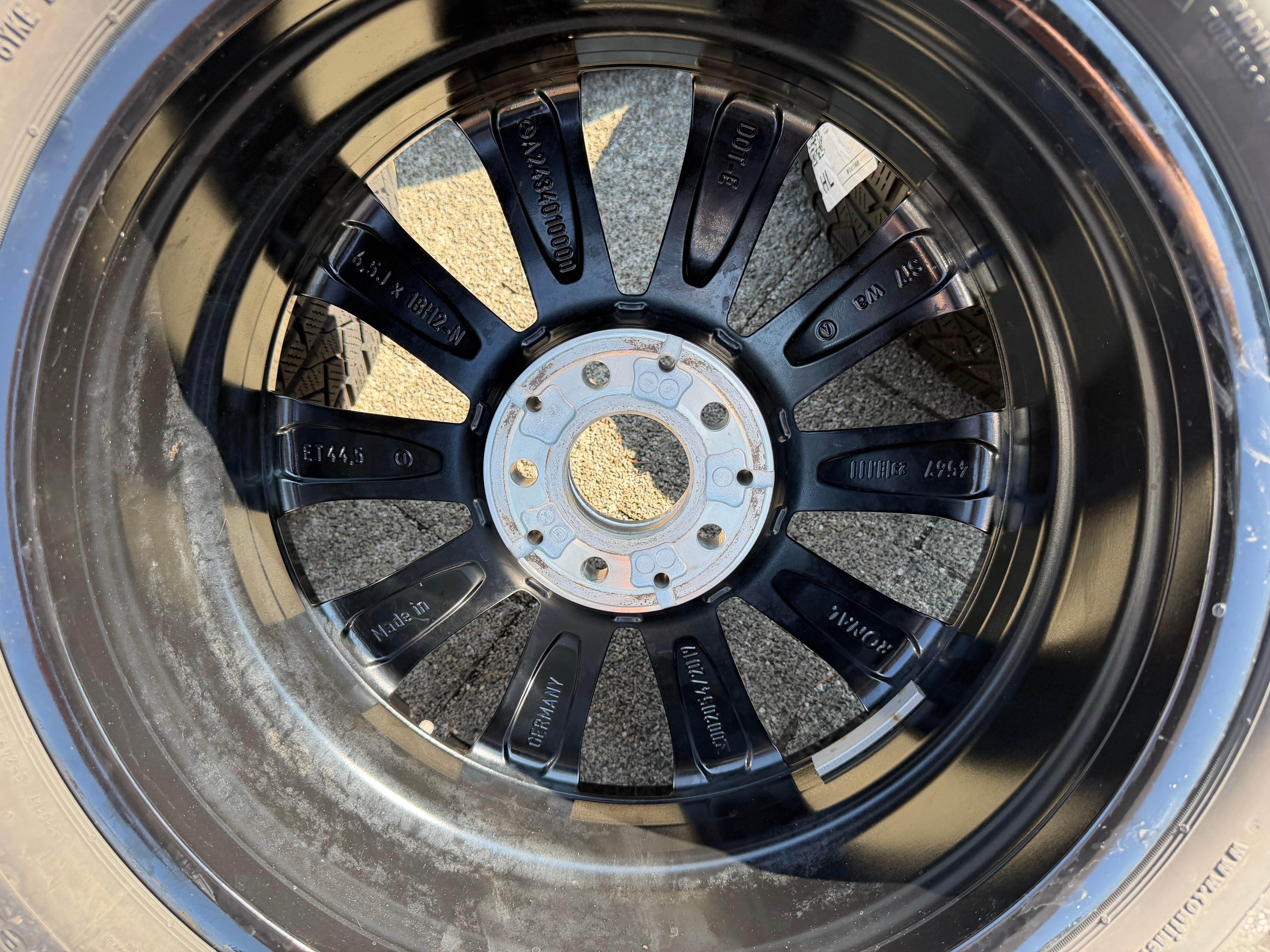 4 ORIGINAL 18" ALUFELGEN MERCEDES EQA EQB A2434010000 RDKS 6,5x18 ET44,5 FREIHAUS