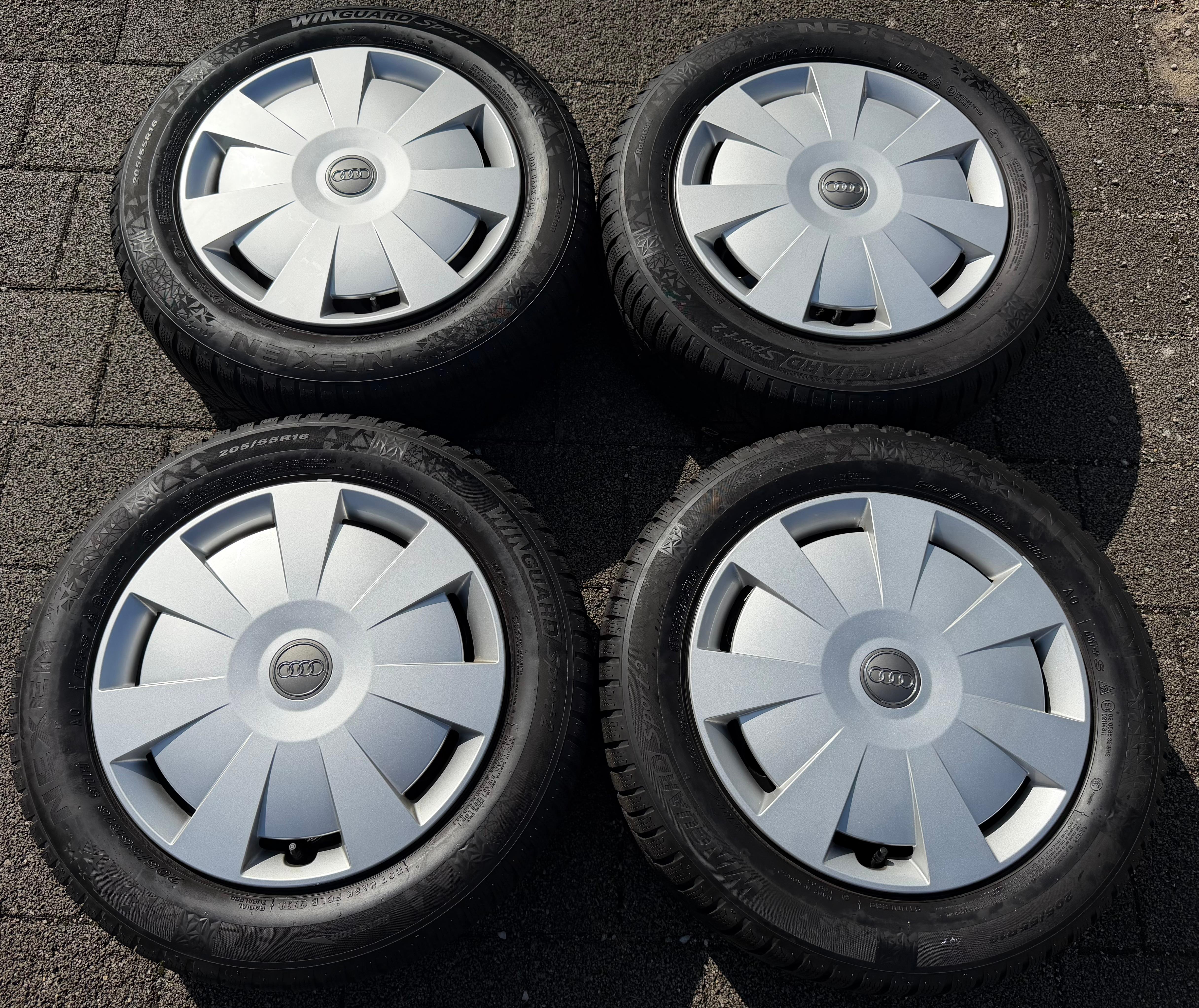 4 Winterräder Audi A3 8V Sportback Cabrio  205/55R16 91H Nexen 8V0601027A 2022