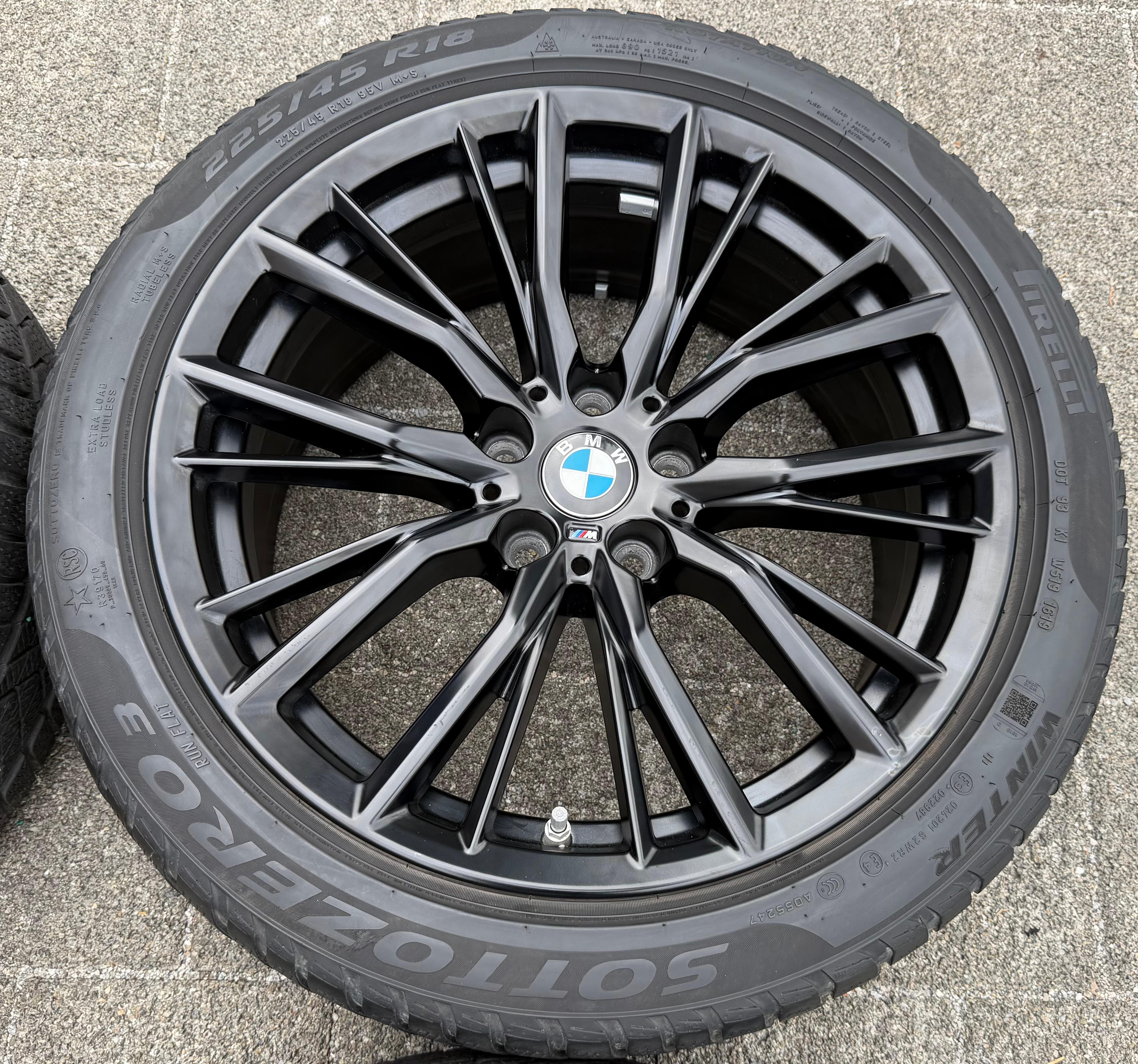 4 Original 18" Alu Winterräder BMW 3ER Reihe G20 G21 4ER G22 G23 2ER G42 M796 RDKS