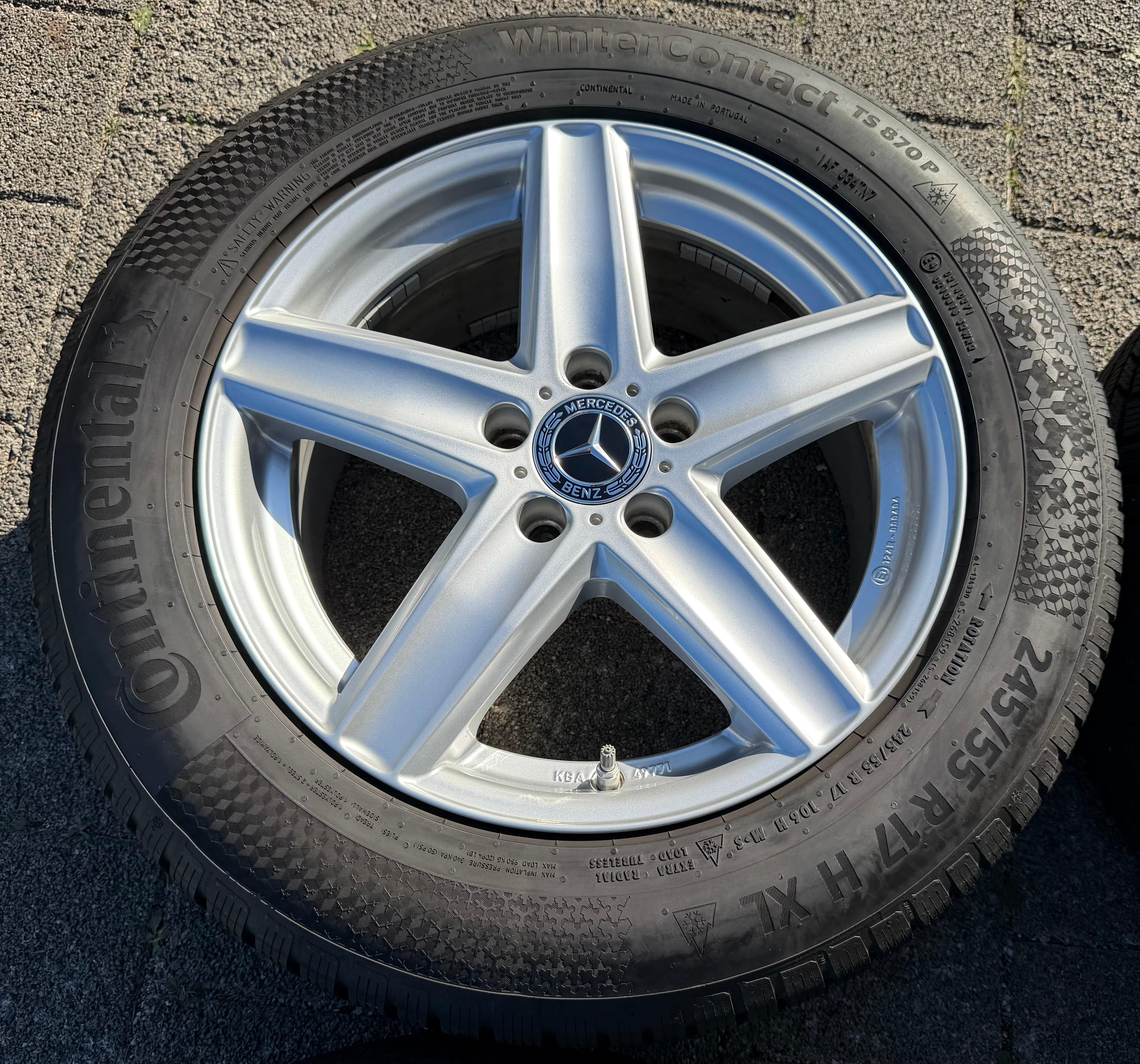 4 Alu 17" Winterräder Mercedes Vito Viano V-KLasse W639 W639/4 W639/5 245/55R17 106H