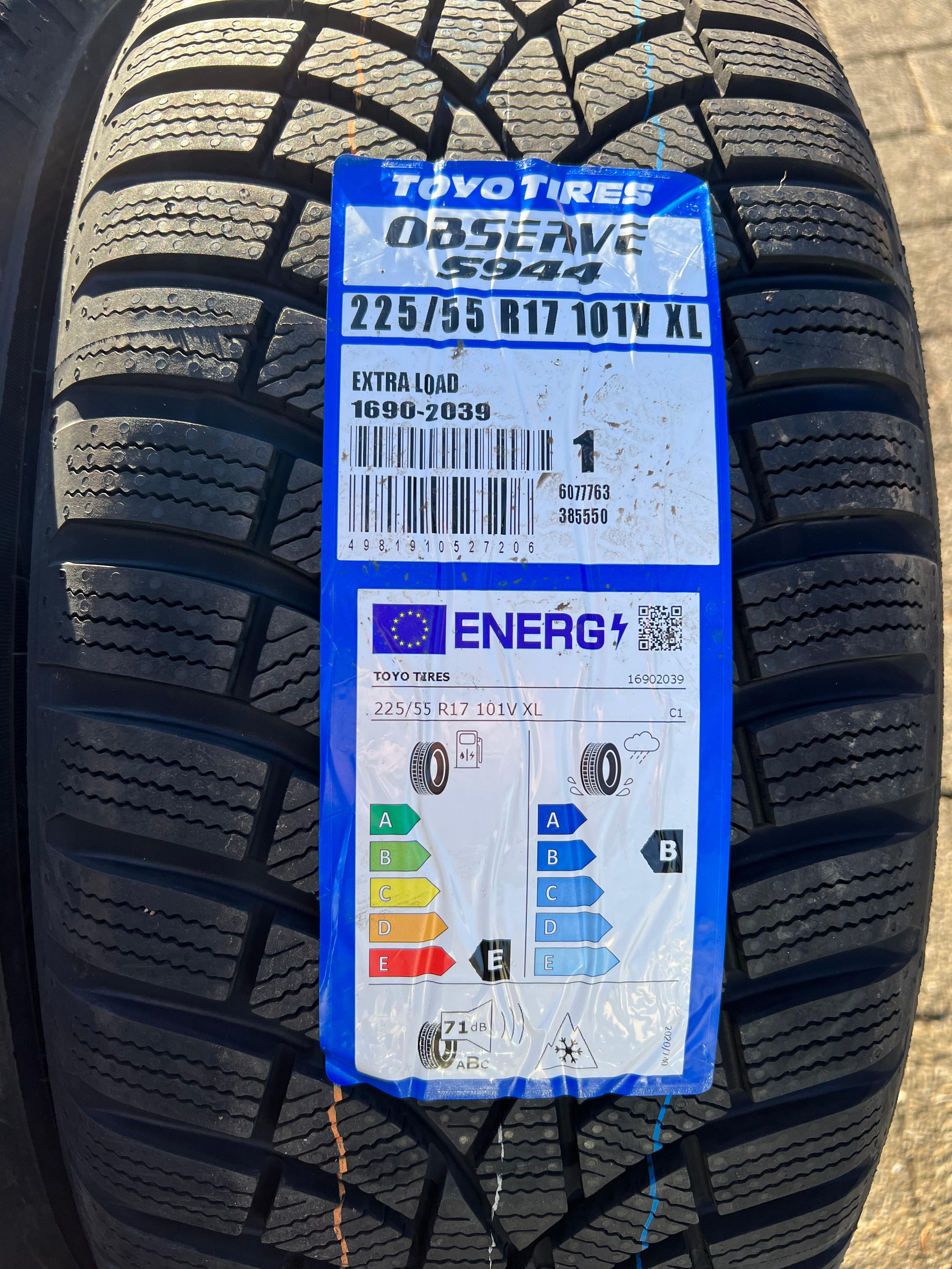 4 ALU 17" WINTERRÄDER AUDI A4 ALLROAD 8K A6 4G 225/55R17 101V TOYO 2024 NEU FREIHAUS