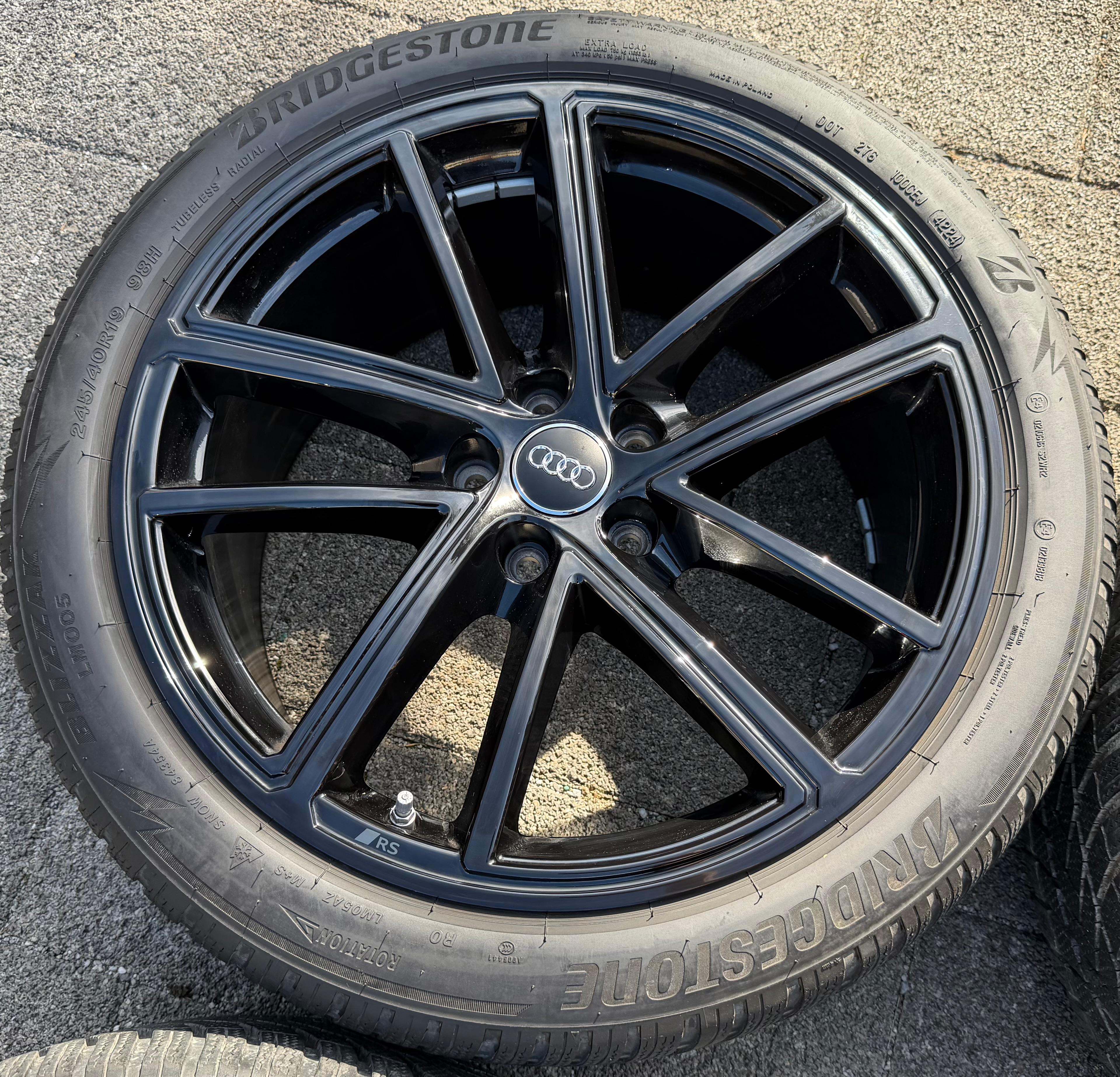 4 ORIGINAL 19" ALU WINTERRÄDER AUDI A5 S5 F2 B10 8B3601025BA 245/40R19 98H 2024