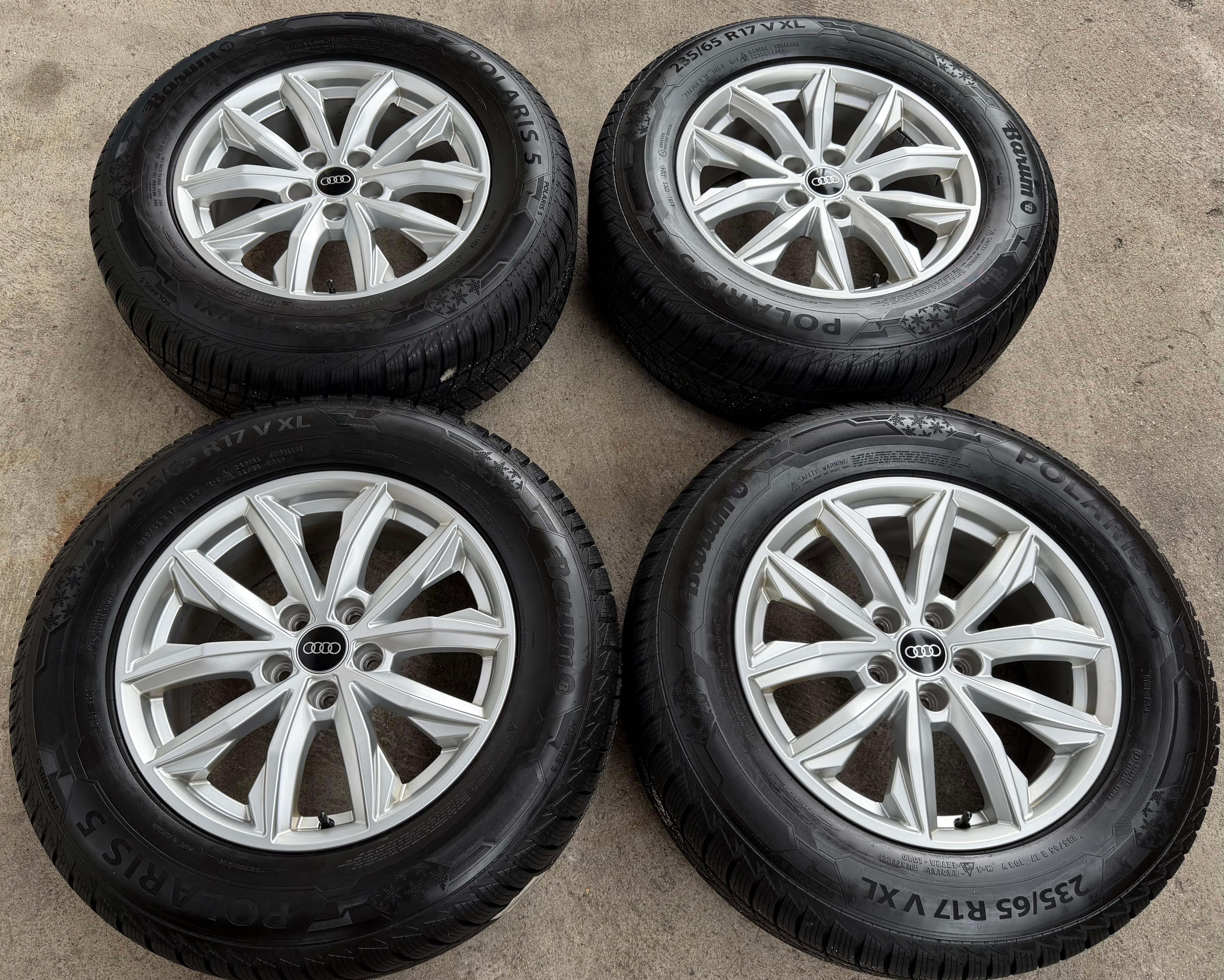 4 Original 17" Alu Winterräder Audi Q5 FY 80A601025J 7x17 ET34 235/65R17 108V 2024