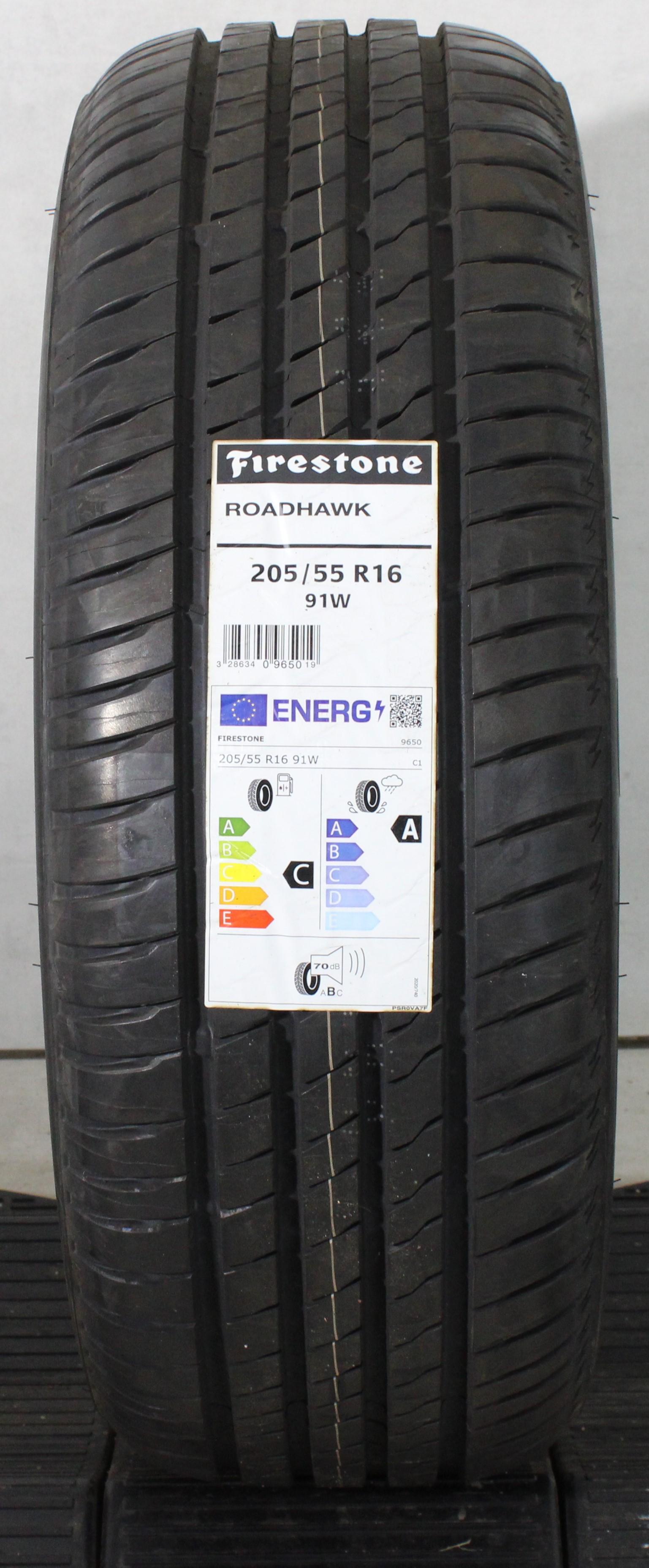 1 x 205/55R16 91W Sommerreifen Firestone Roadhawk 2022 NEU