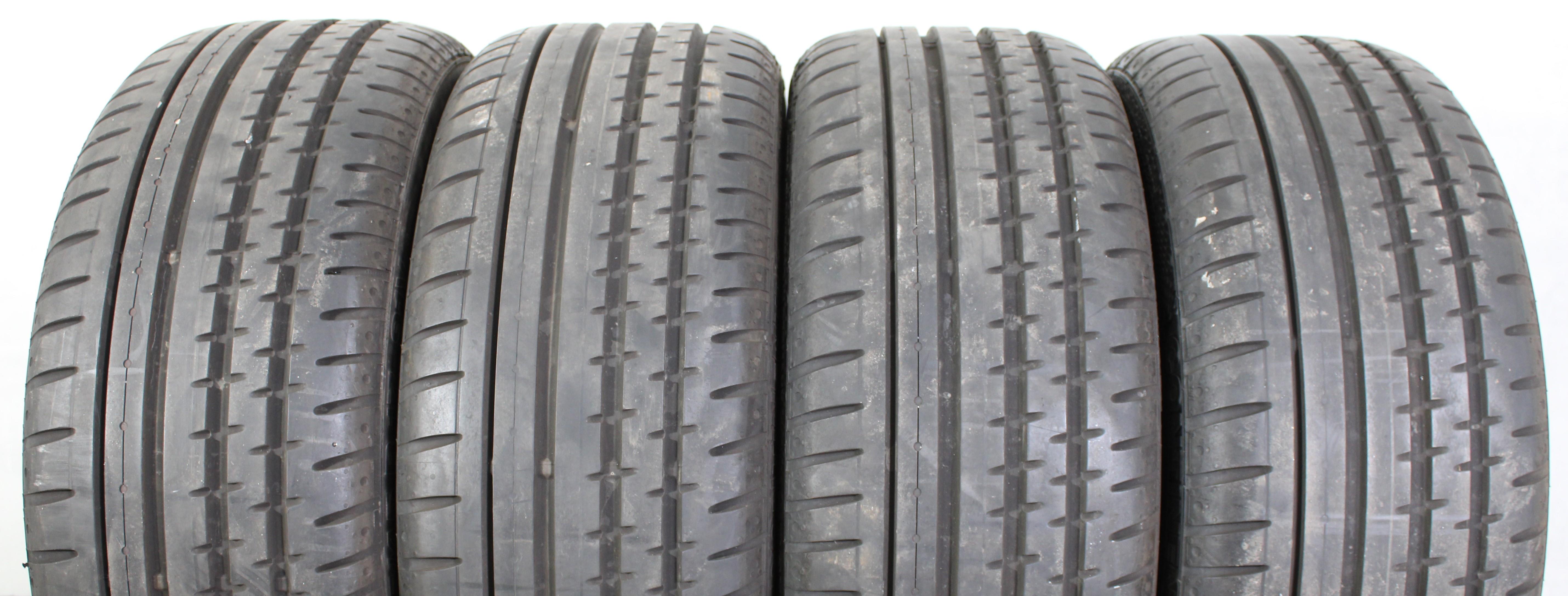 4 x 225/45R17 91V Sommerreifen Continental Sport Contact 2 SSR Runflat 3x6-6,5mm/1x7mm 2017 *