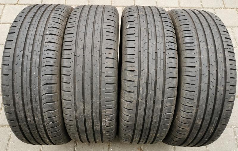 4 x 215/60R17 96H Sommerreifen Continental Eco Contact 5 2x 6,5-7mm und 2x 5-6mm 2018
