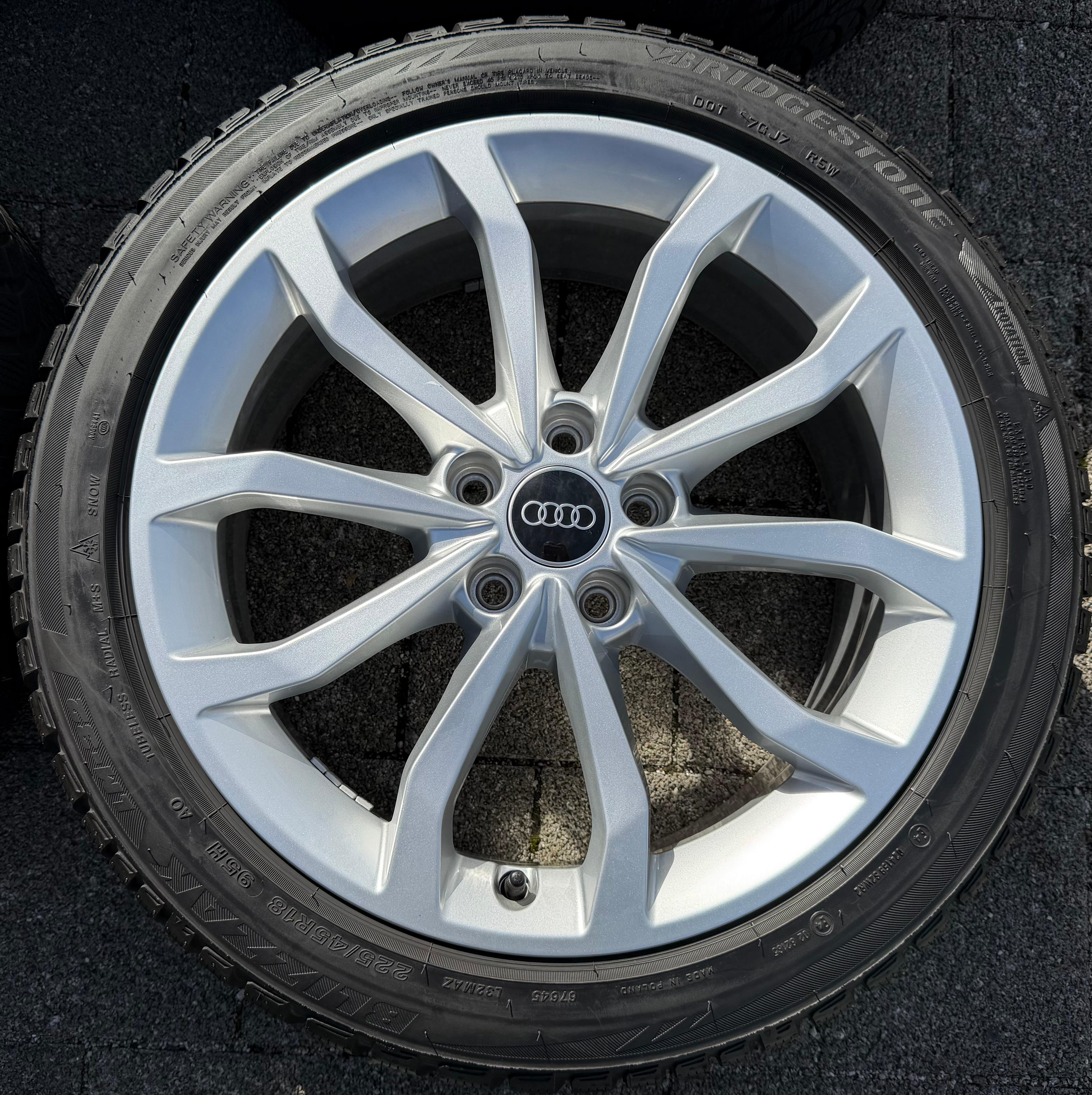 4 Original 18" Alu Winterräder Audi A4 S4 8W 8W0601025ED 225/45R18 95H Bridgestone 2022