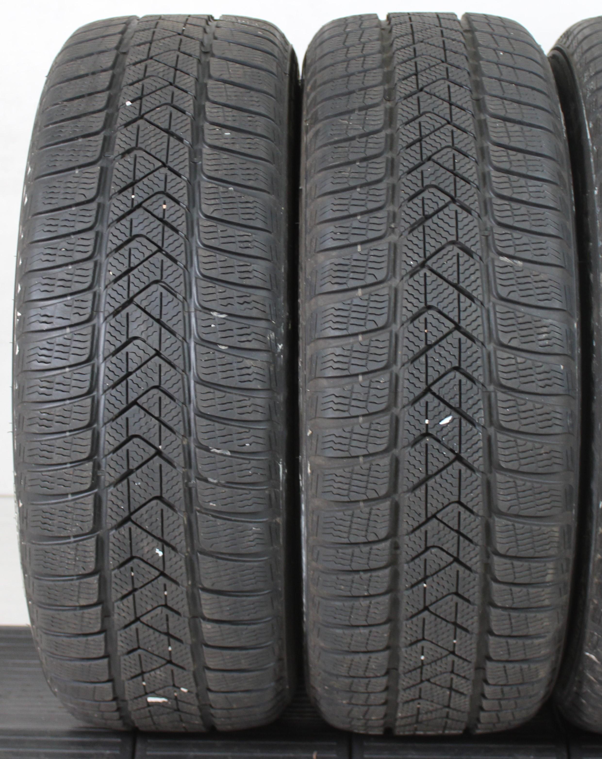 4 x 225/45R19 96V Winterreifen Pirelli Sottozero 3 Runflat 2x 6-6,5mm und 2x 7mm 2019/2020 *