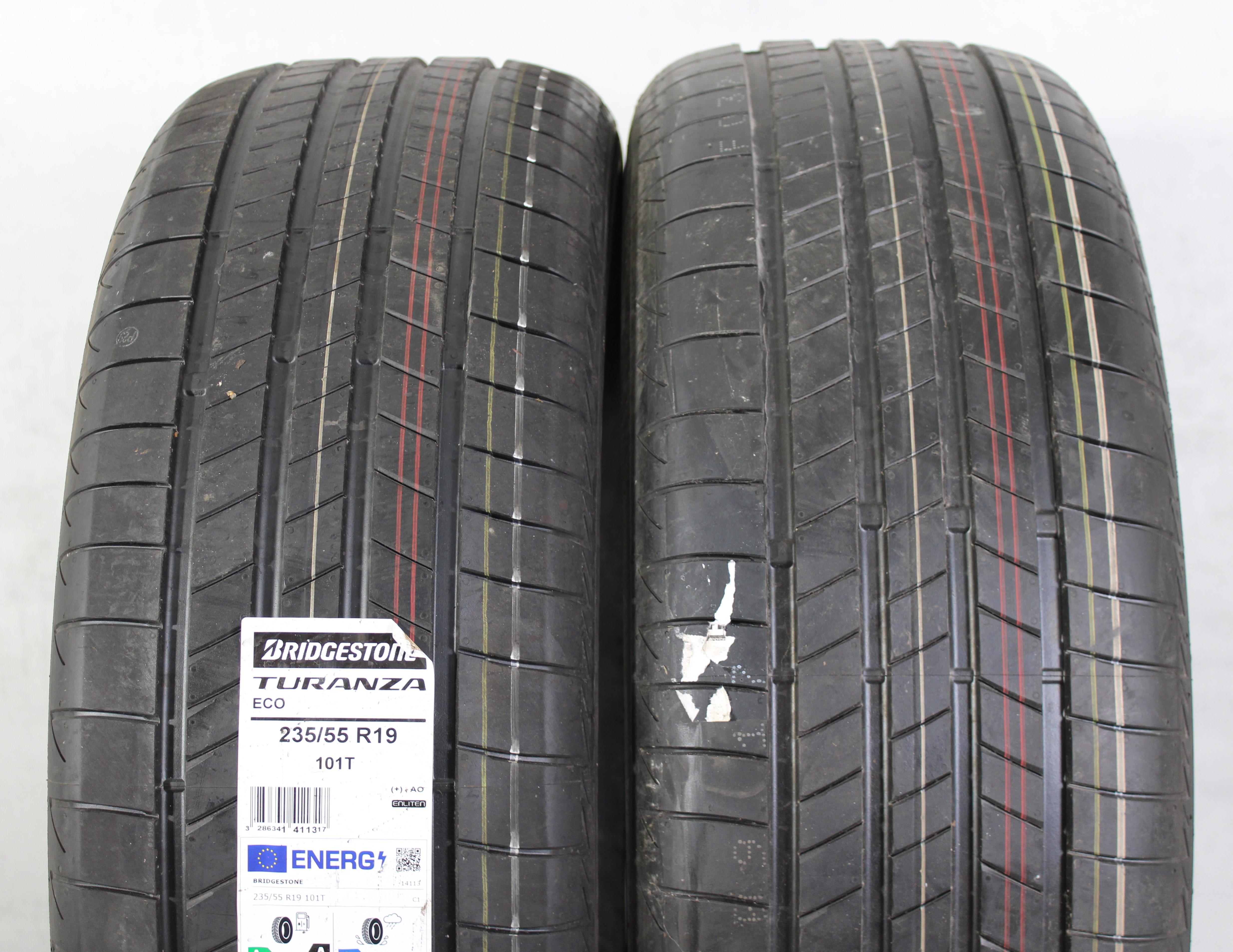 2 x 235/55R19 101T Pneu été Bridgestone Turanza Eco AO 2021 NEUF