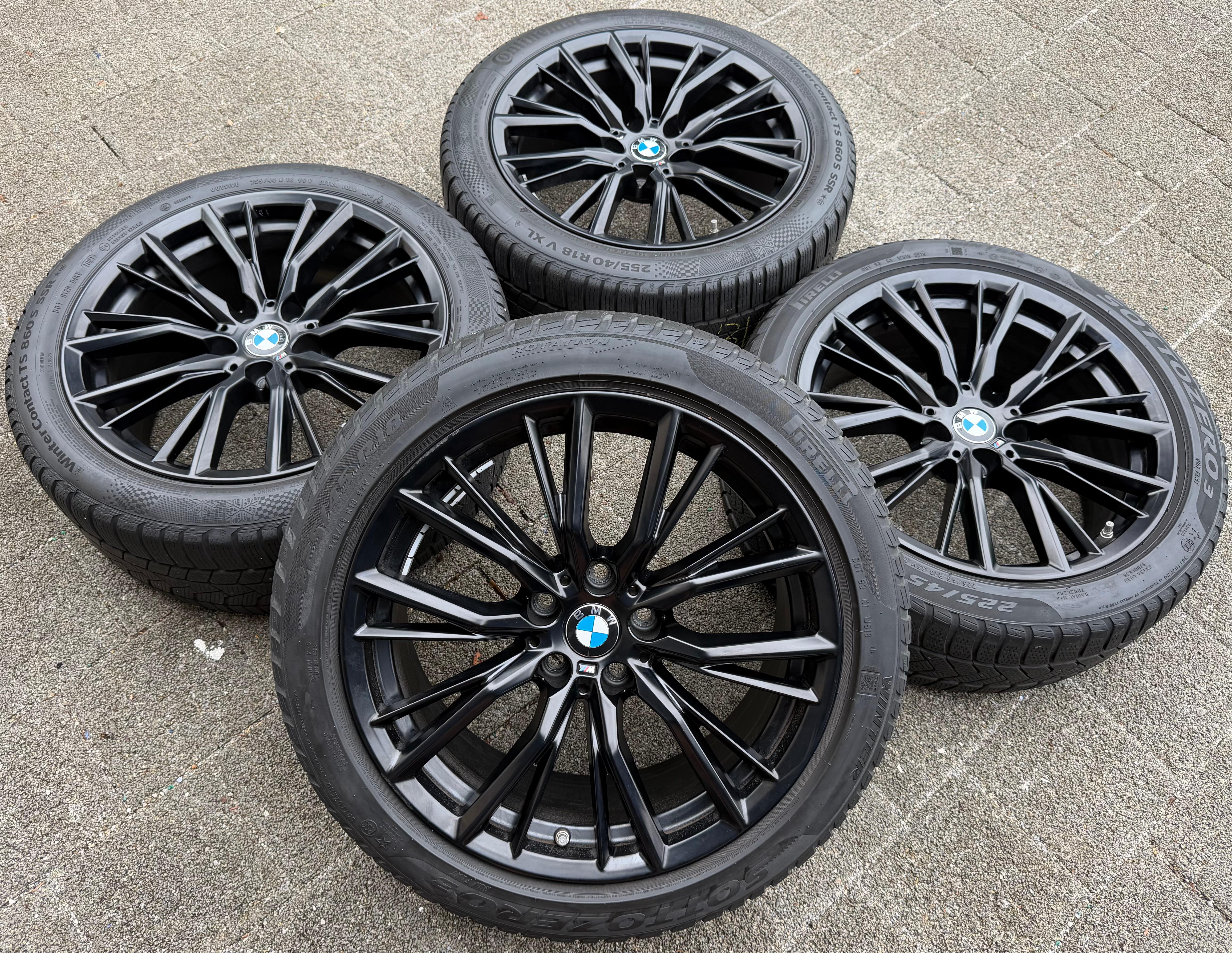 4 Original 18" Alu Winterräder BMW 3ER Reihe G20 G21 4ER G22 G23 2ER G42 M796 RDKS