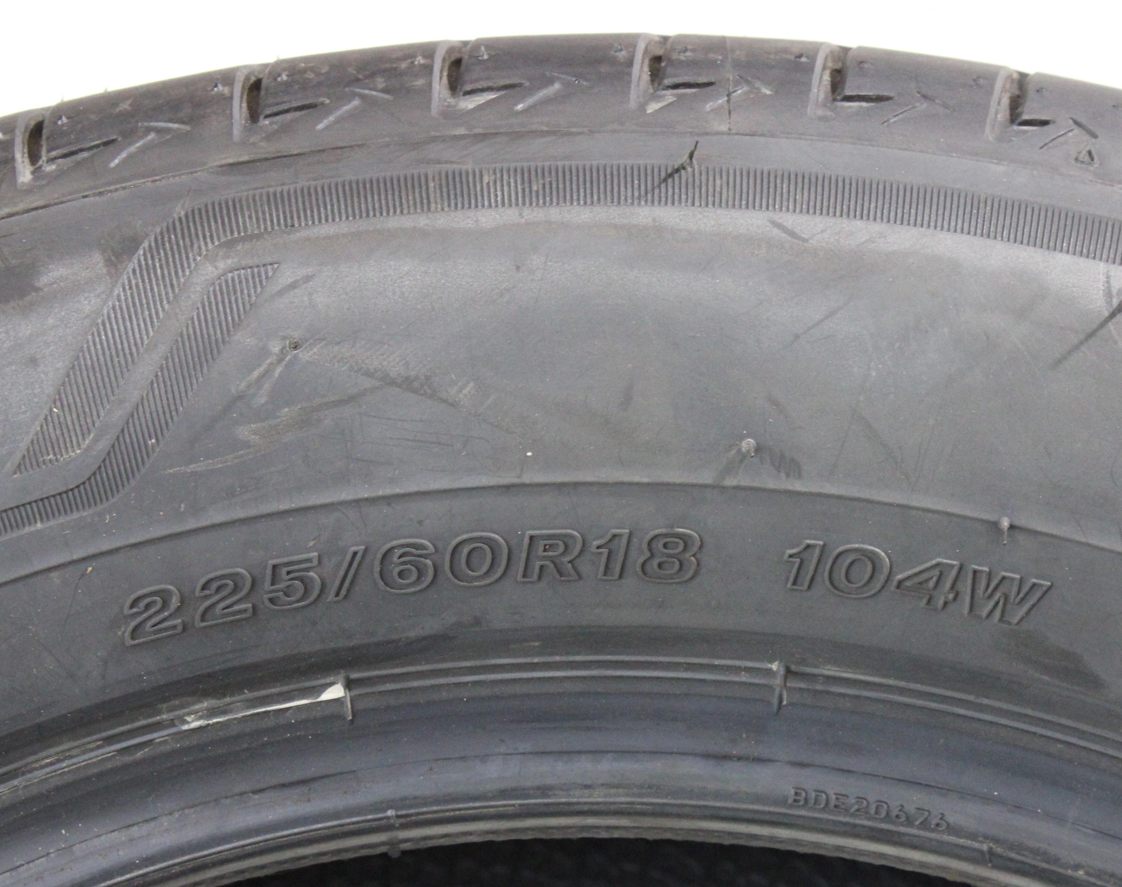 2 x 225/60R18 104W Sommerreifen Bridgestone Alenza 001* Volles Profil 2020