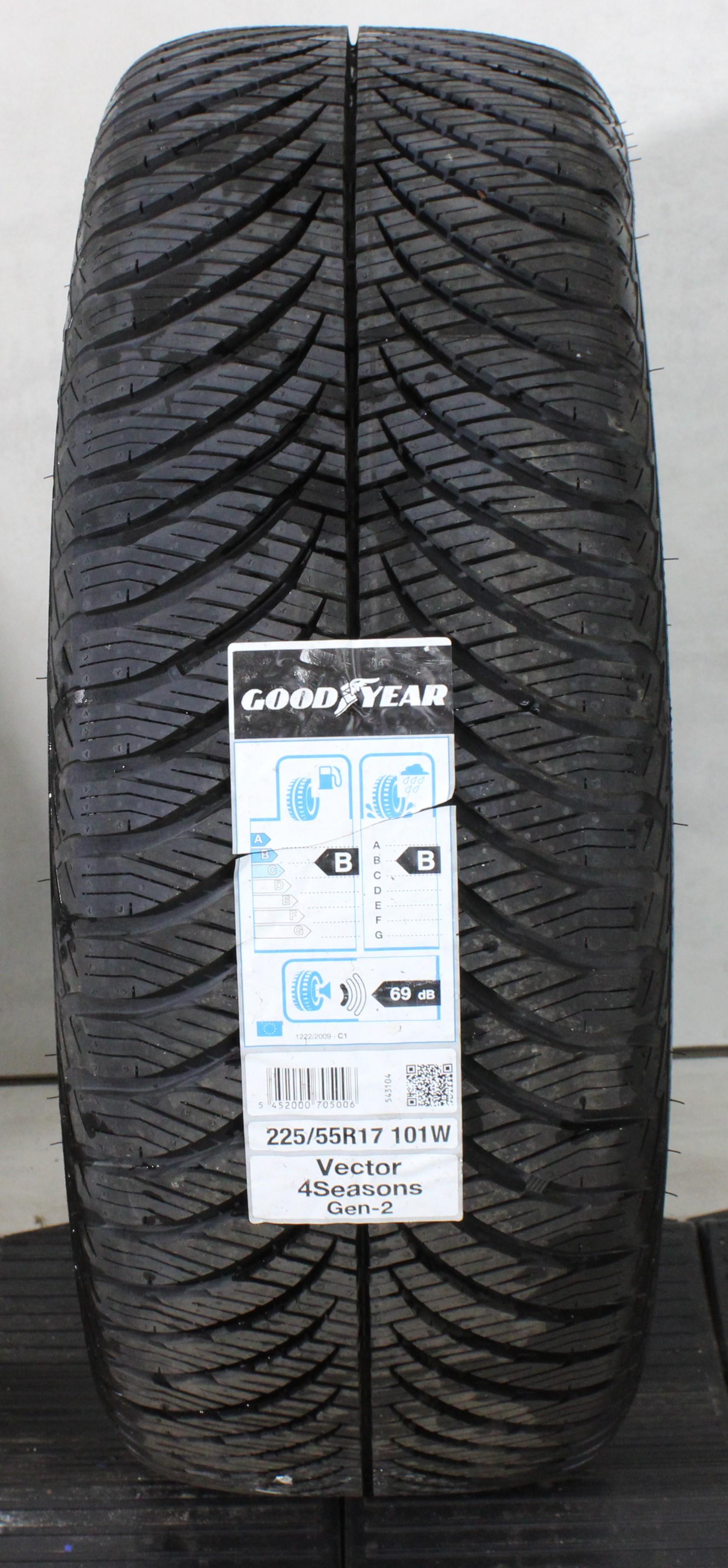 1 x 225/55R17 101W Ganzjahresreifen Goodyear Vector 4 Seasons GEN-2 NEU 2019